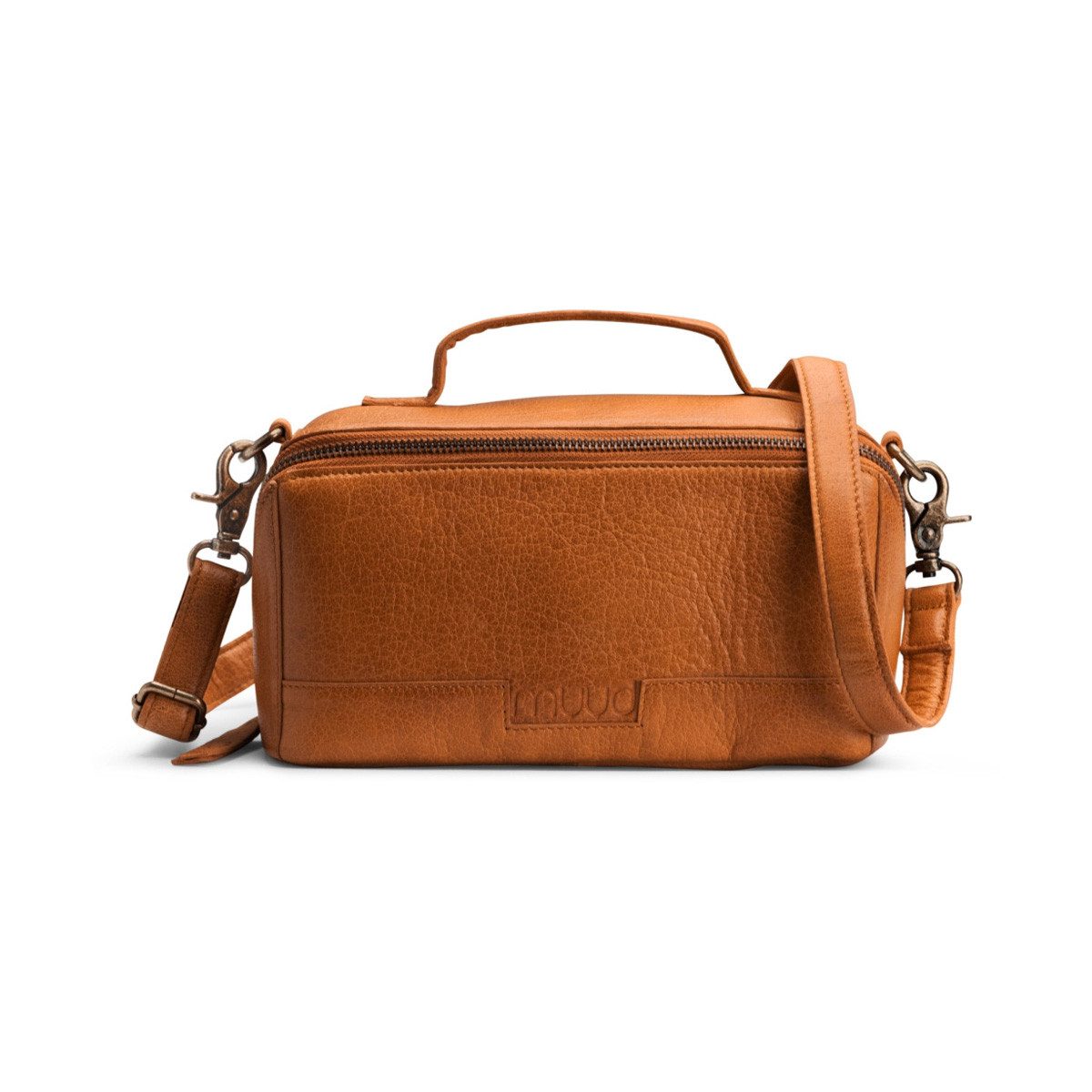 muud Handtasche Leder Crossbody Cleo Whisky