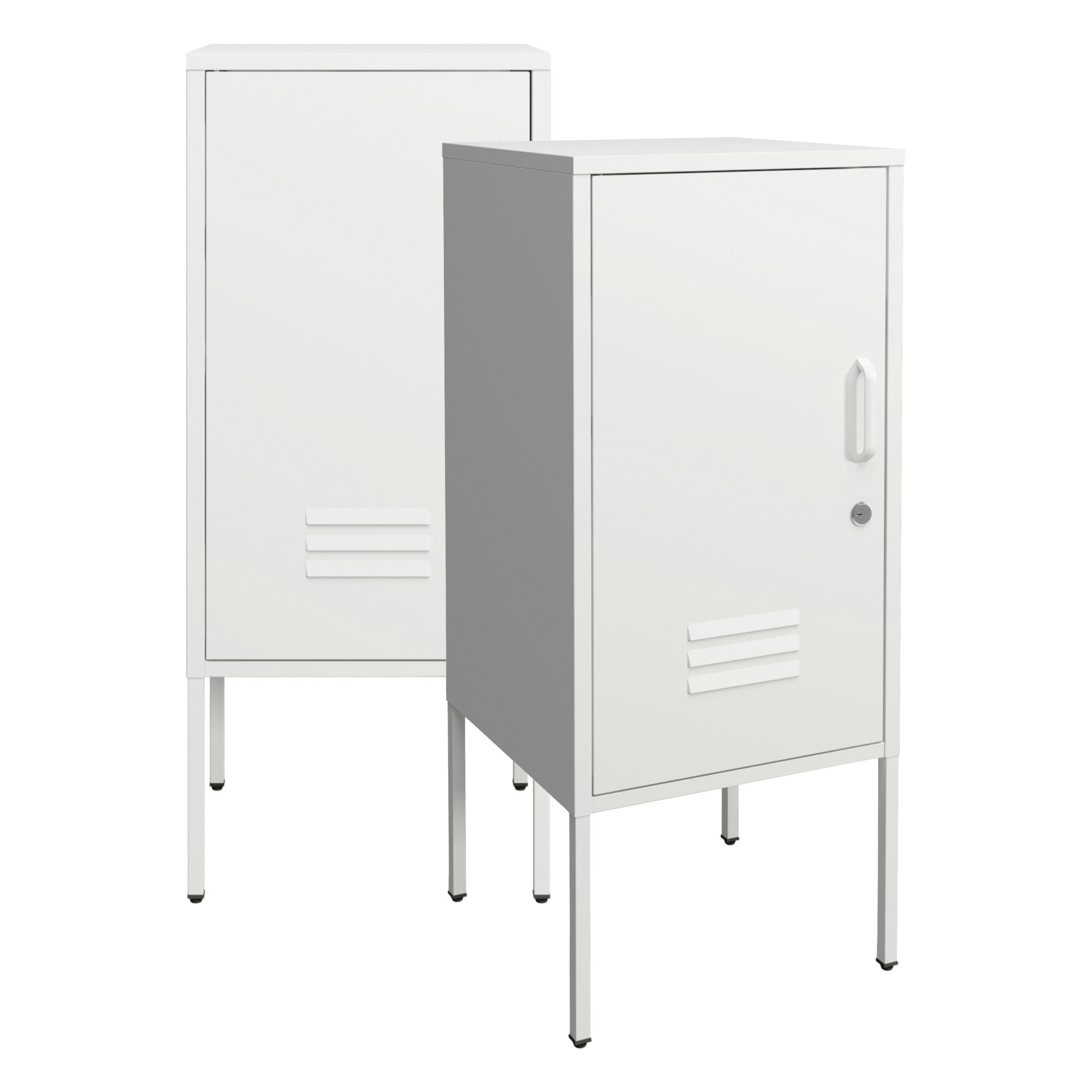en.casa Nachtschrank (2er Set) »Hausjärvi« mit günstig online kaufen