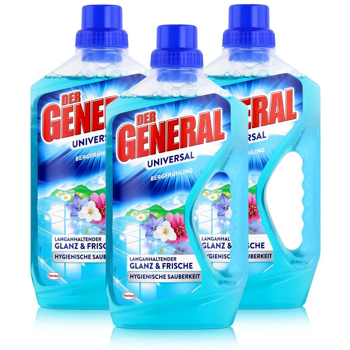Der General Universal Bergfrühling 750ml Allzweckreiniger (3er Pack) Allzweckreiniger