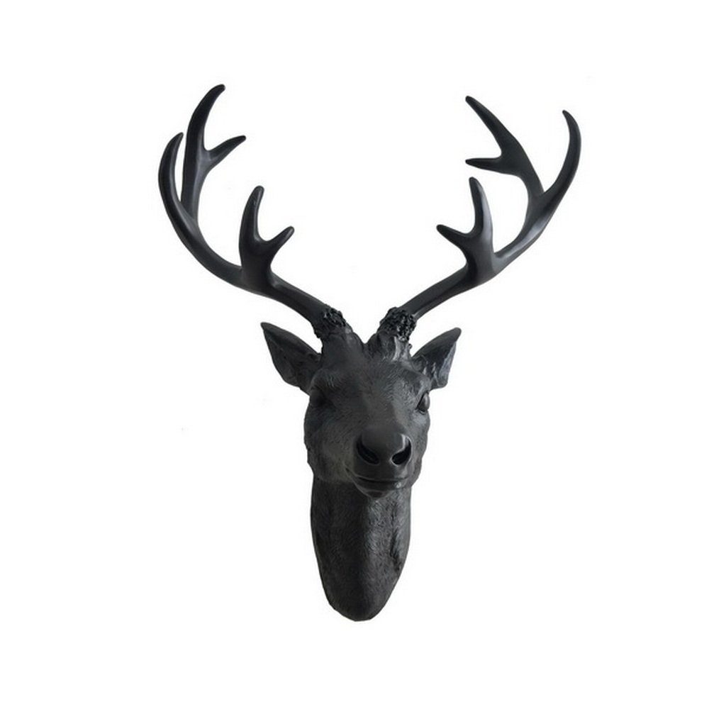 Linder Exclusiv GmbH Wanddekoobjekt Hirschgeweih (hängend, Farben: Silber, Bronze, Weiß, Schwarz), Wanddekoration