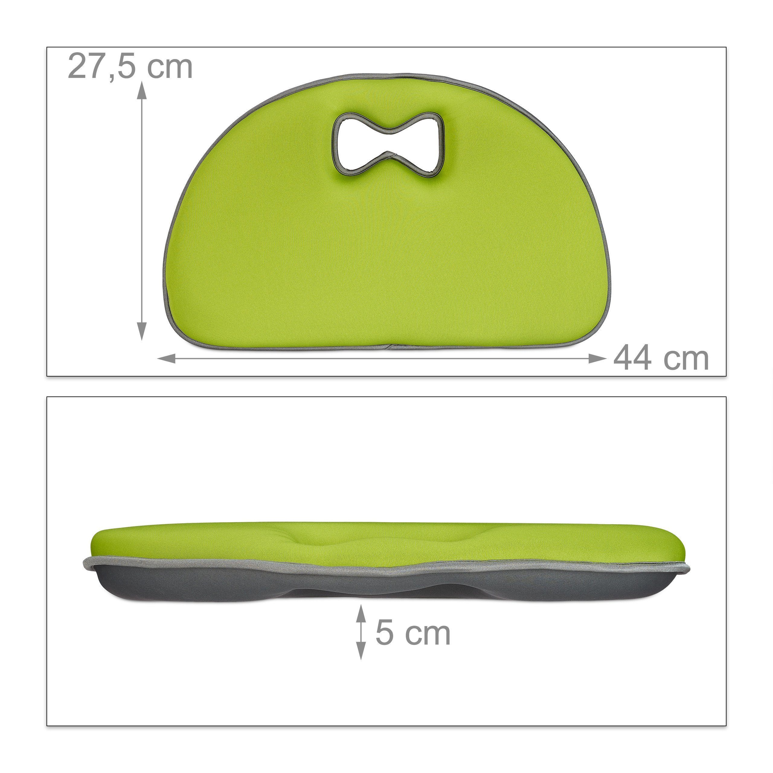 relaxdays Kniekissen Kniekissen, Hellgrün