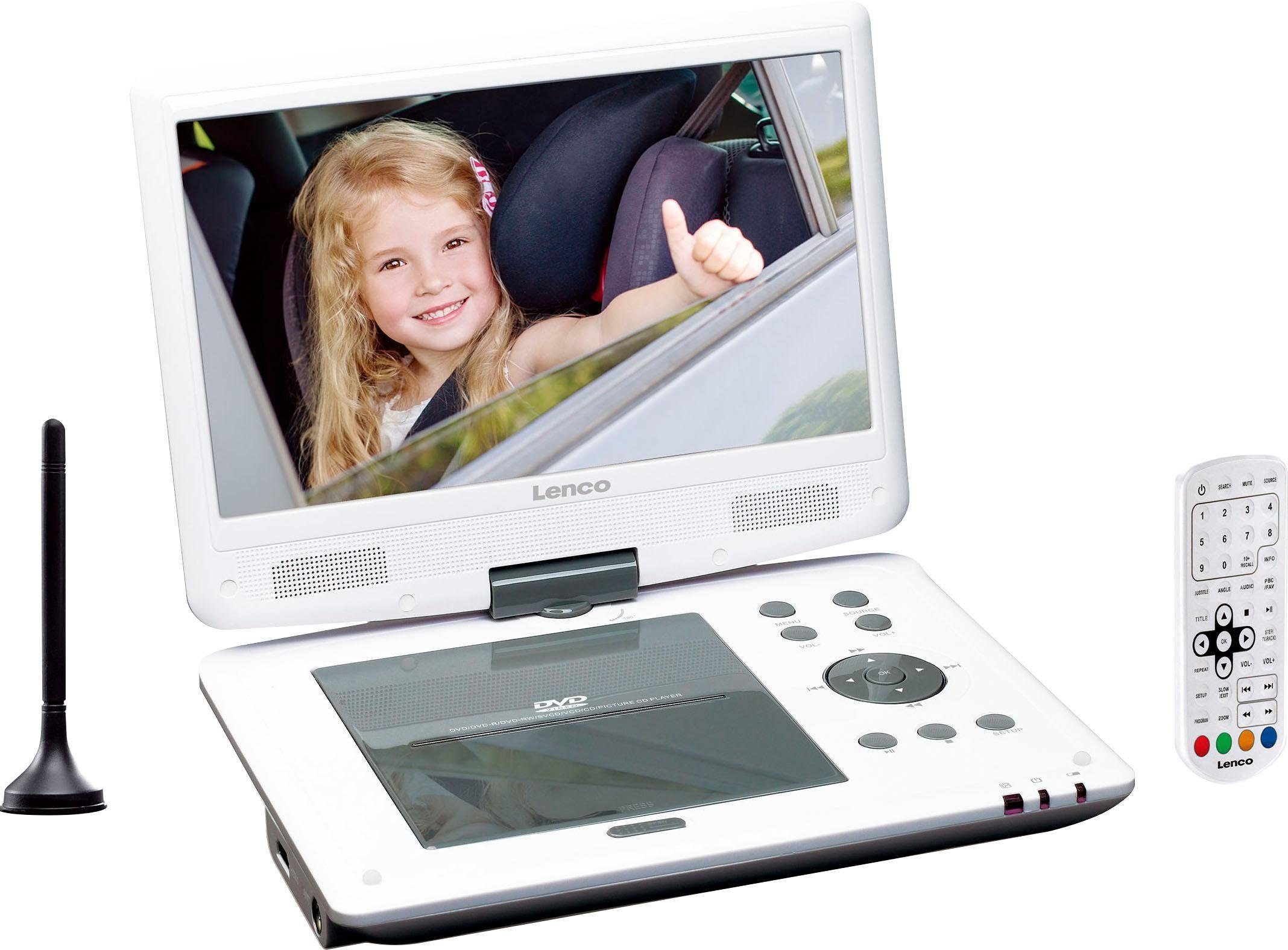 Lenco DVP-1063WH Portabler DVD-Player (DVB-T2 Tuner)