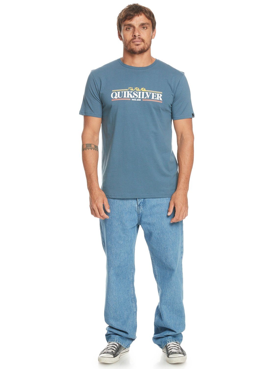Gradient Bering T-Shirt Line Quiksilver Sea