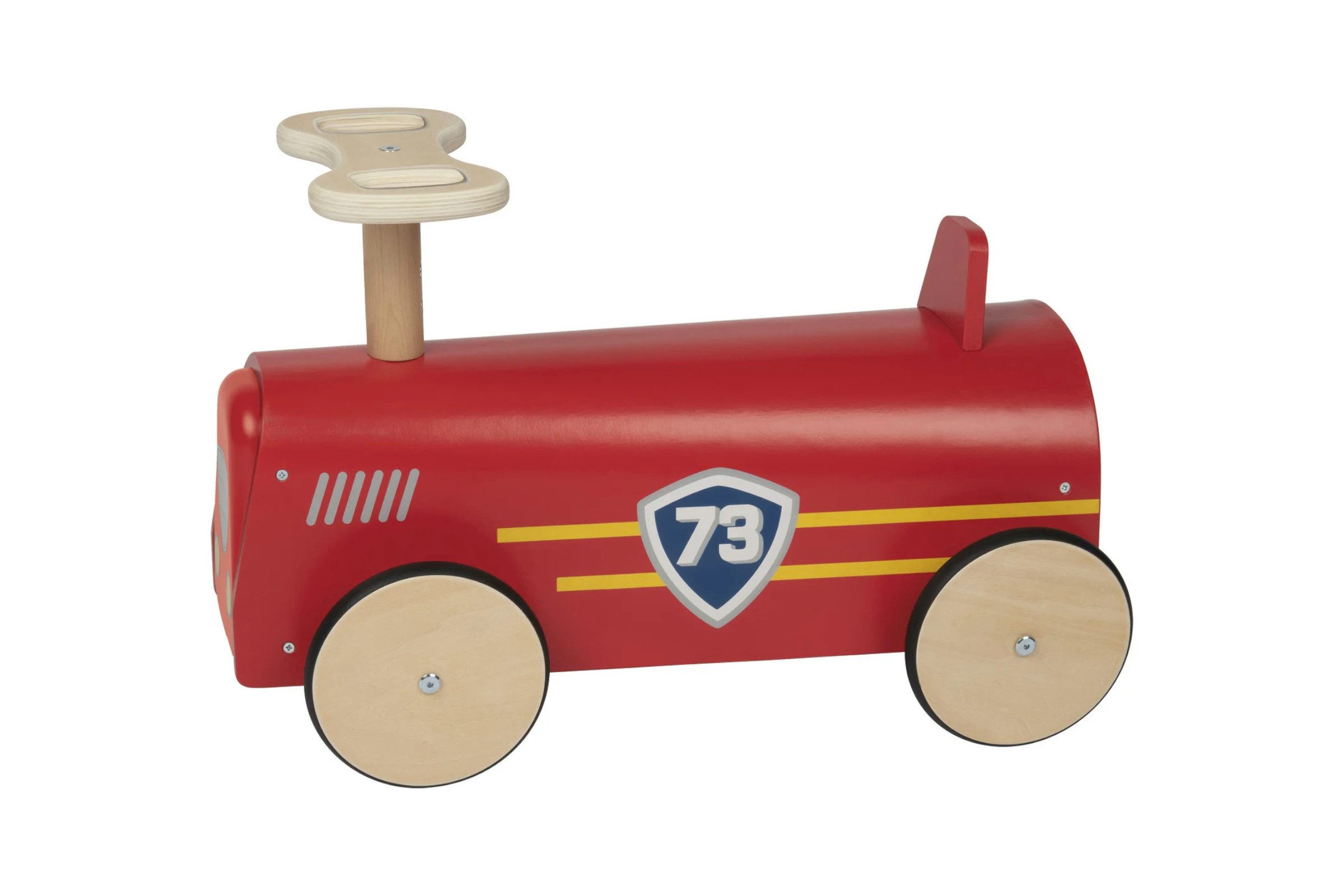 Playtive Rutscherauto Playtive Rutschauto aus Echtholz Gummireifen für leisen Spielspaß