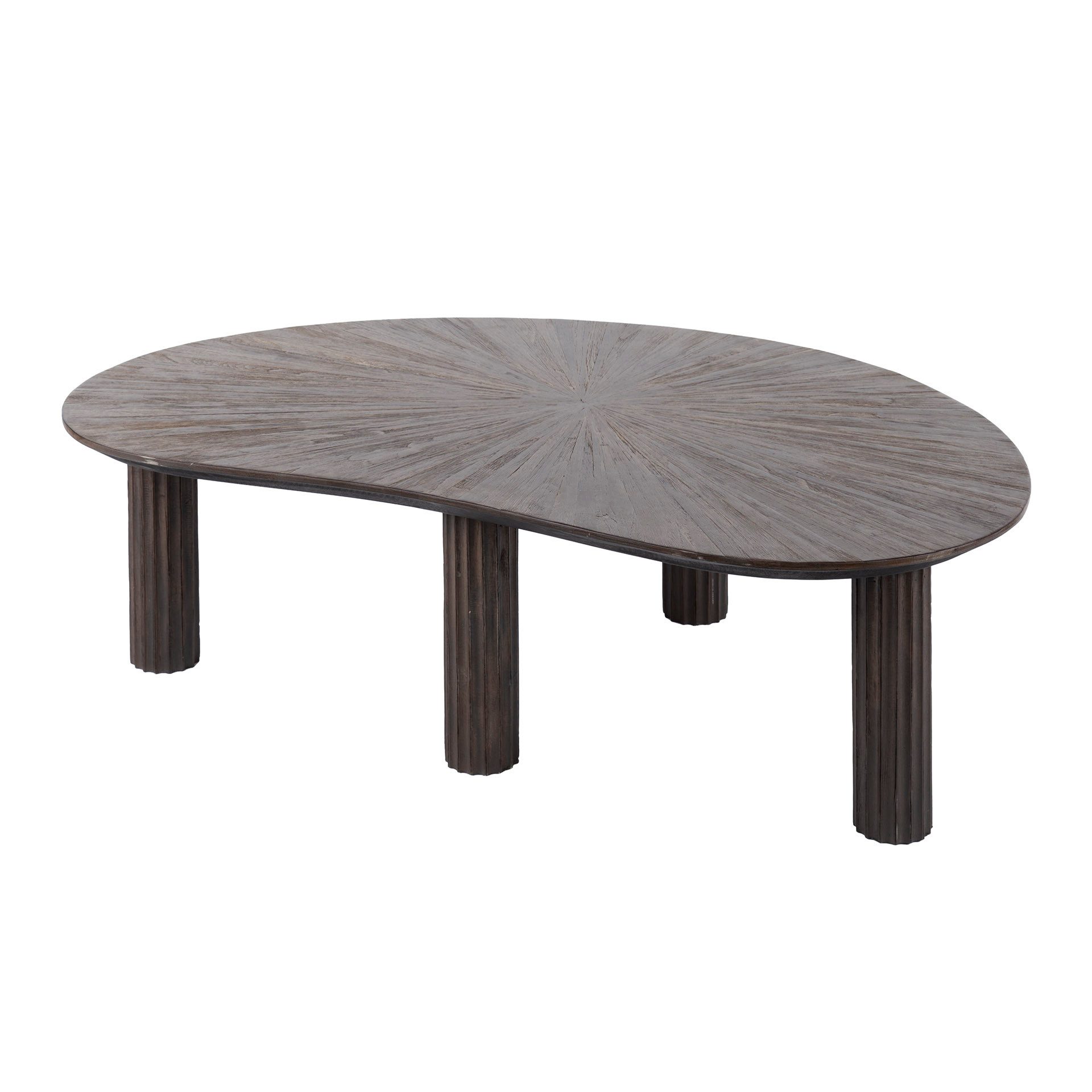 Sitheim-Europe Couchtisch MAYA TEAK Couchtisch 110cm / Massiv Teak Espresso (2er Set)