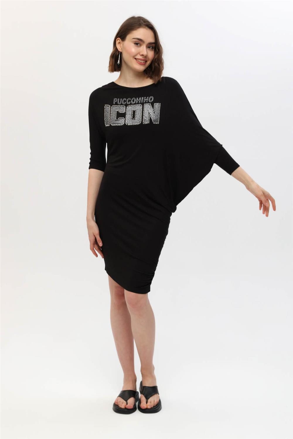 Minikleid Viskon Kleid