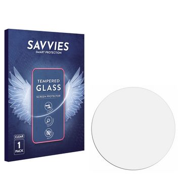 Savvies Panzerglas für Fossil Gen 6 (42mm), Displayschutzglas, Schutzglas Echtglas 9H Härte klar Anti-Fingerprint