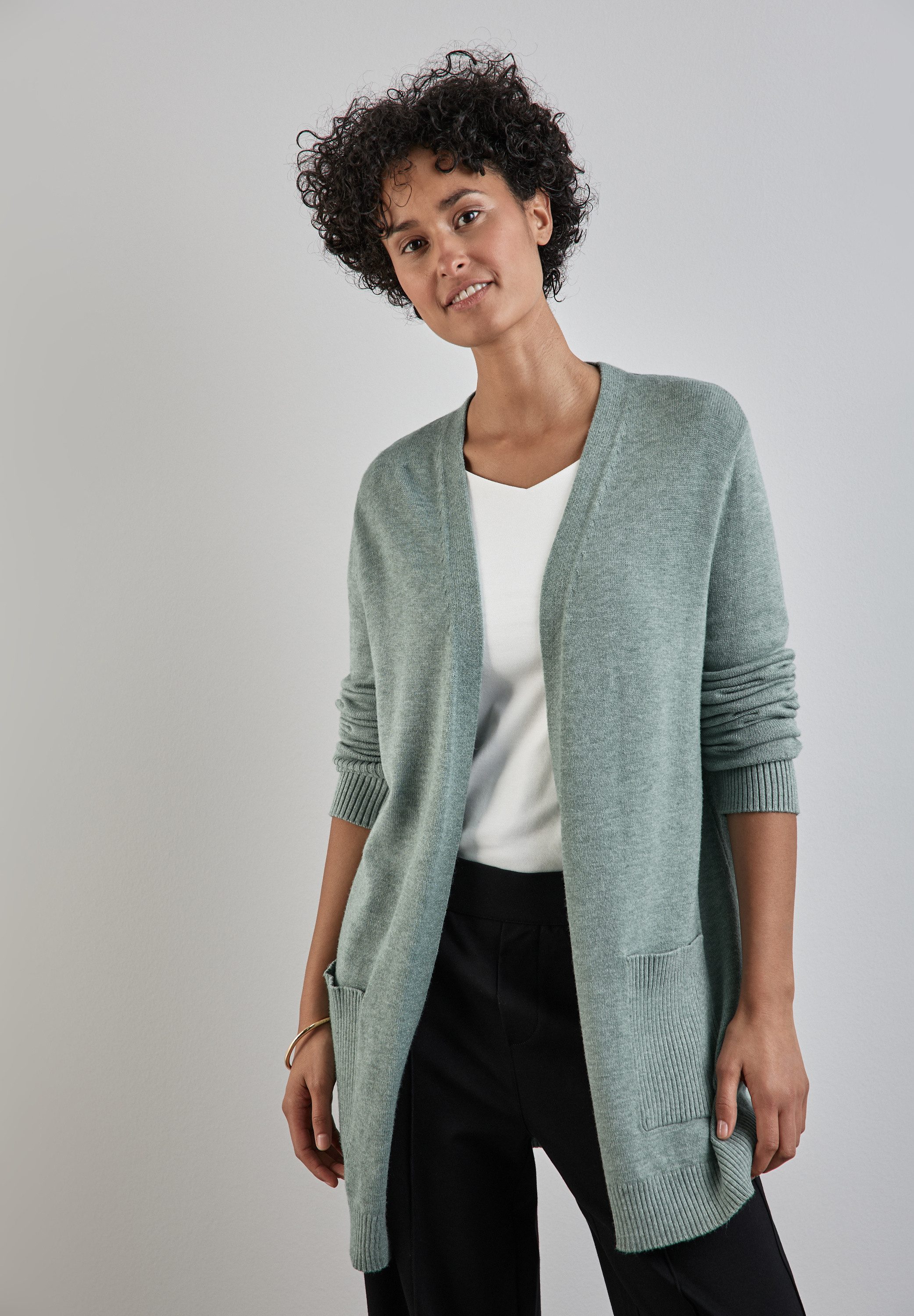 STREET ONE Strickjacke Offener Cardigan günstig online kaufen