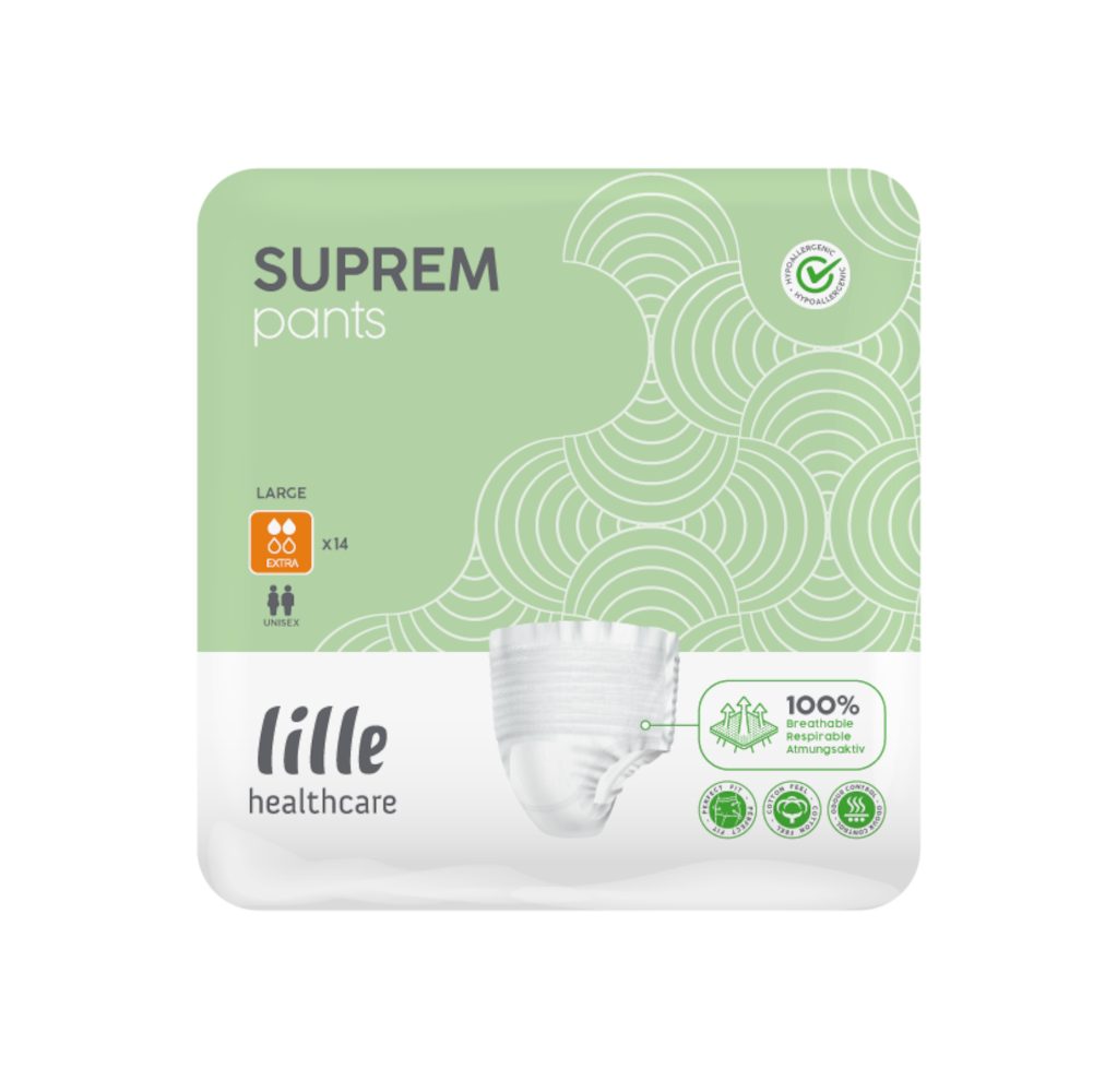 lille healthcare Inkontinenz-Pants Suprem Pants Extra, Gr. L, Extra stark, 14-St.