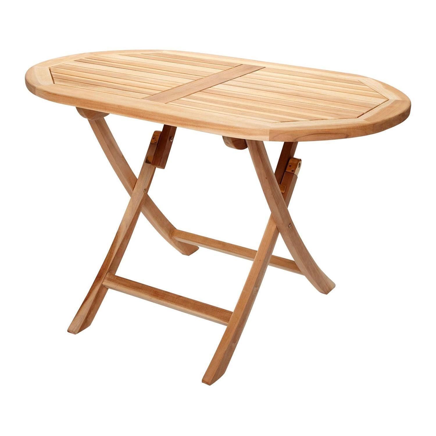 Outdoor Klapptisch BUTTERFLY, Braun, Teakholz massiv, günstig online kaufen