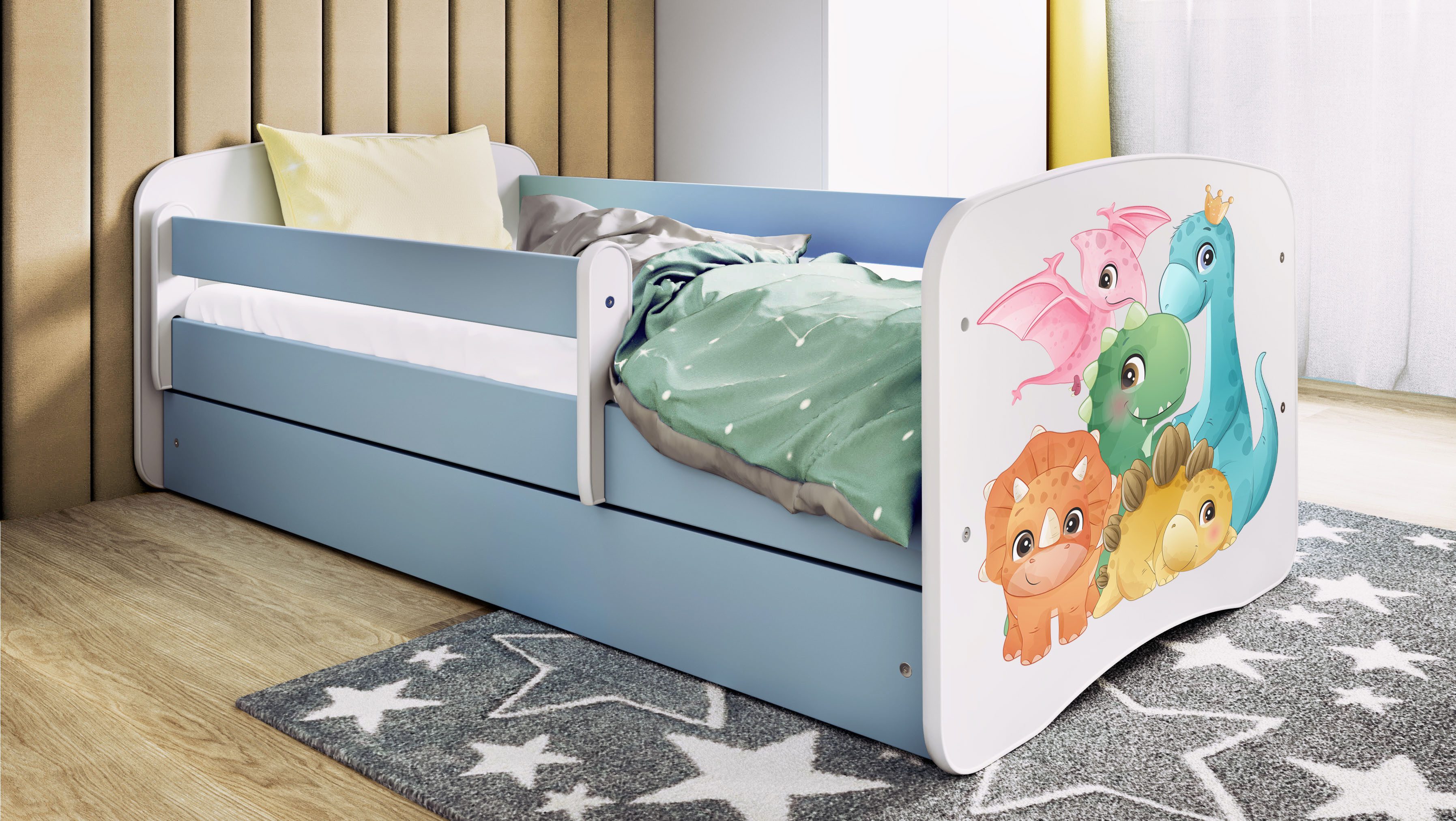 Raumhirsch Furniture Kinderbett 70x140, 80x160, 80x180 cm - Komplettset mit günstig online kaufen