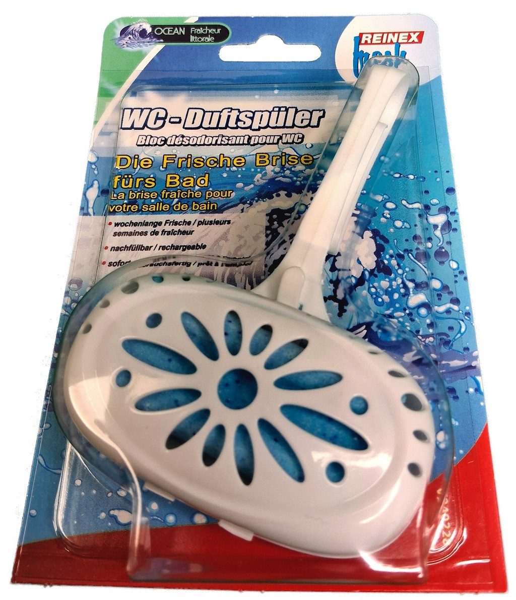 Reinex WC-Duftspüler WC- FRISCH-AKTIV -DUFTSPÜLER, mit Einhänger (1-St), Ocean