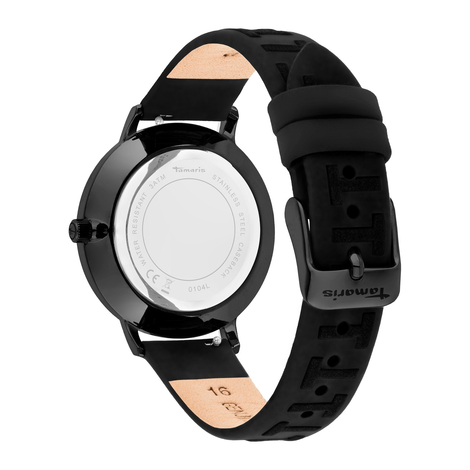 Tamaris Quarzuhr The Modern Classic Echtleder