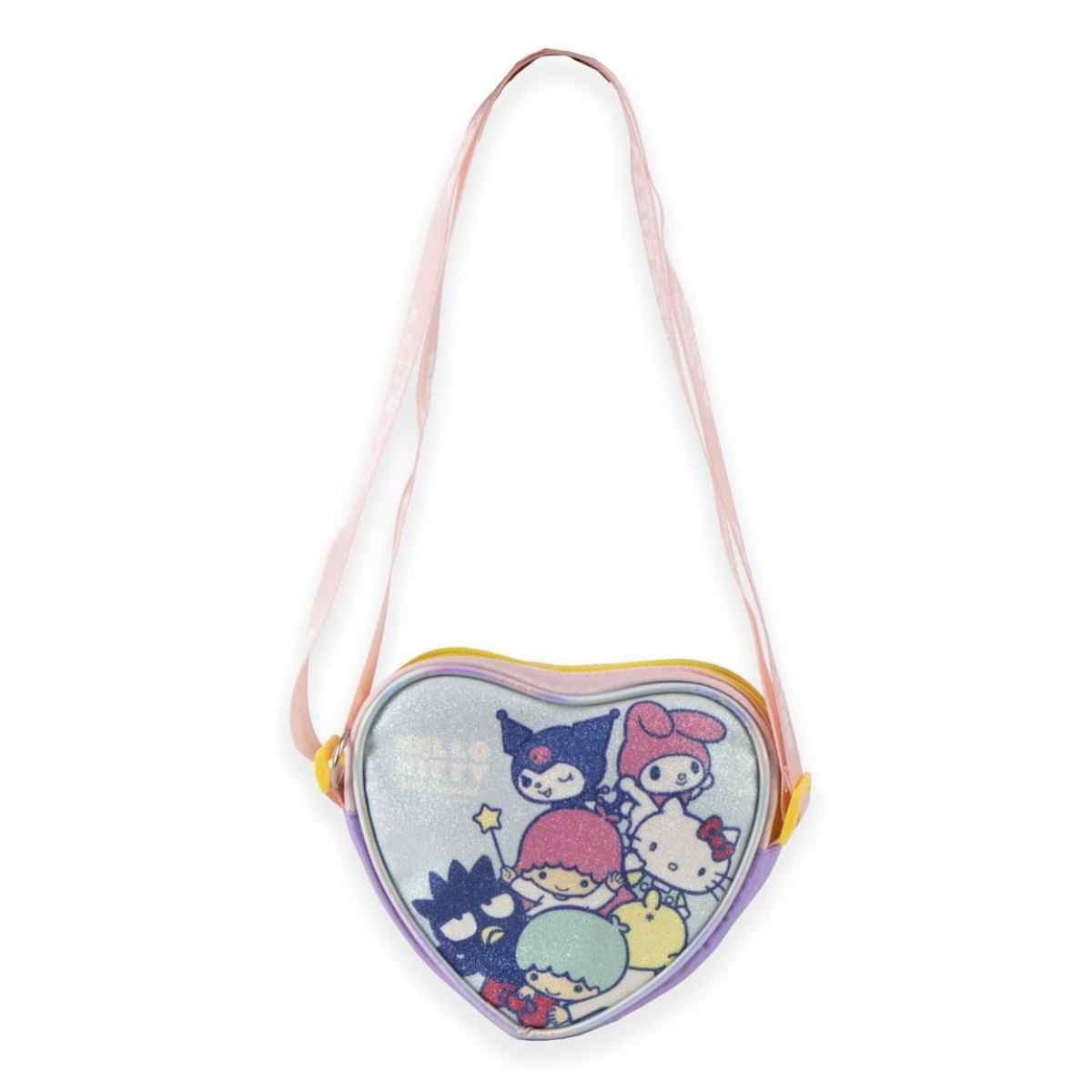 Hello Kitty Schultertasche Kinder Schultertasche Herz Design für Kleinigkeiten