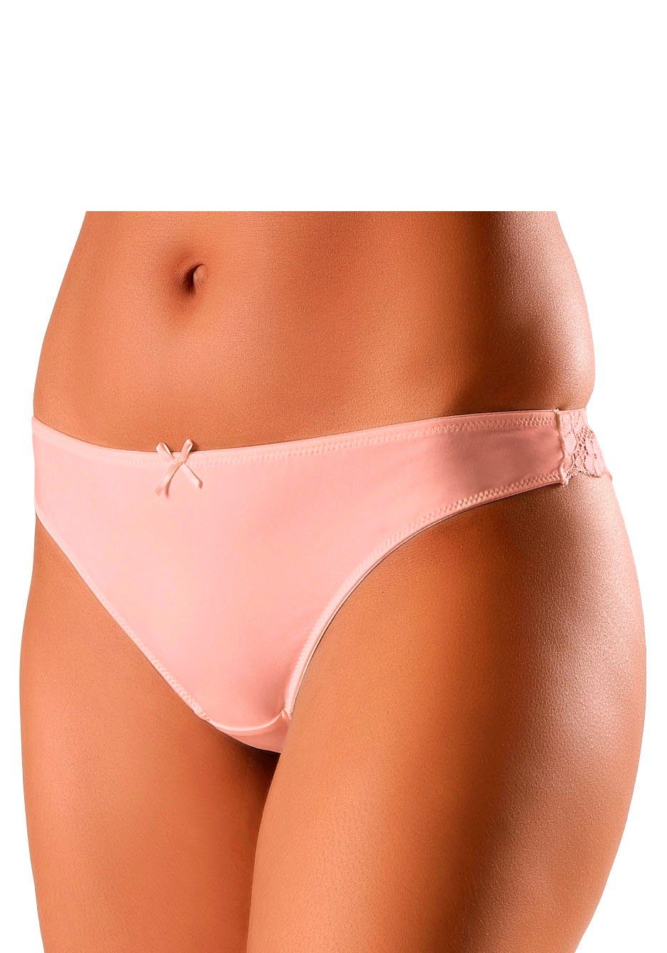 petite fleur String (3-St) hinten komplett aus zarter Jacquardspitze