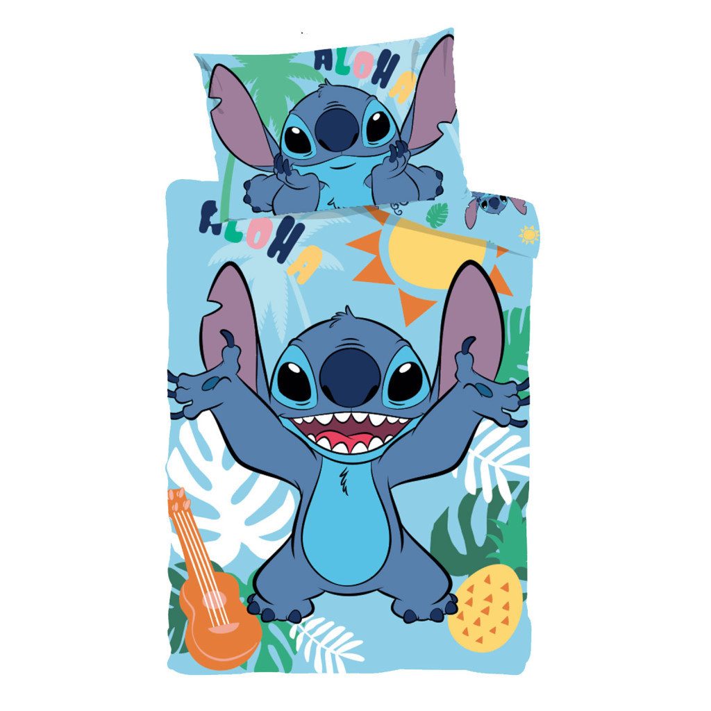 Disney Kinderbettwäsche Disney Lilo und Stitch Tropical Paradise Kinderbett günstig online kaufen
