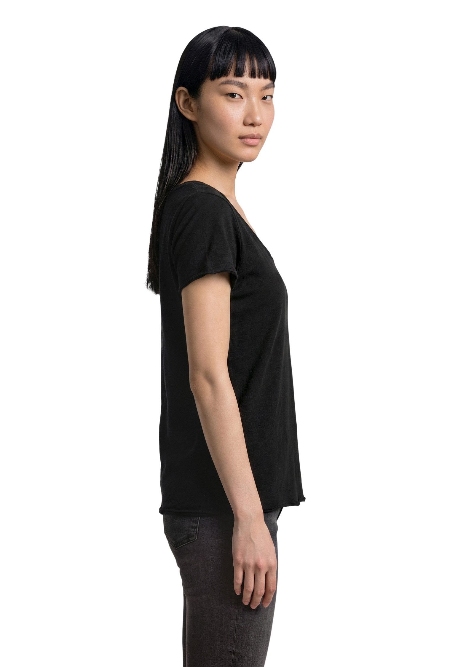 Marc O'Polo DENIM T-Shirt aus Organic Cotton Slub Jersey