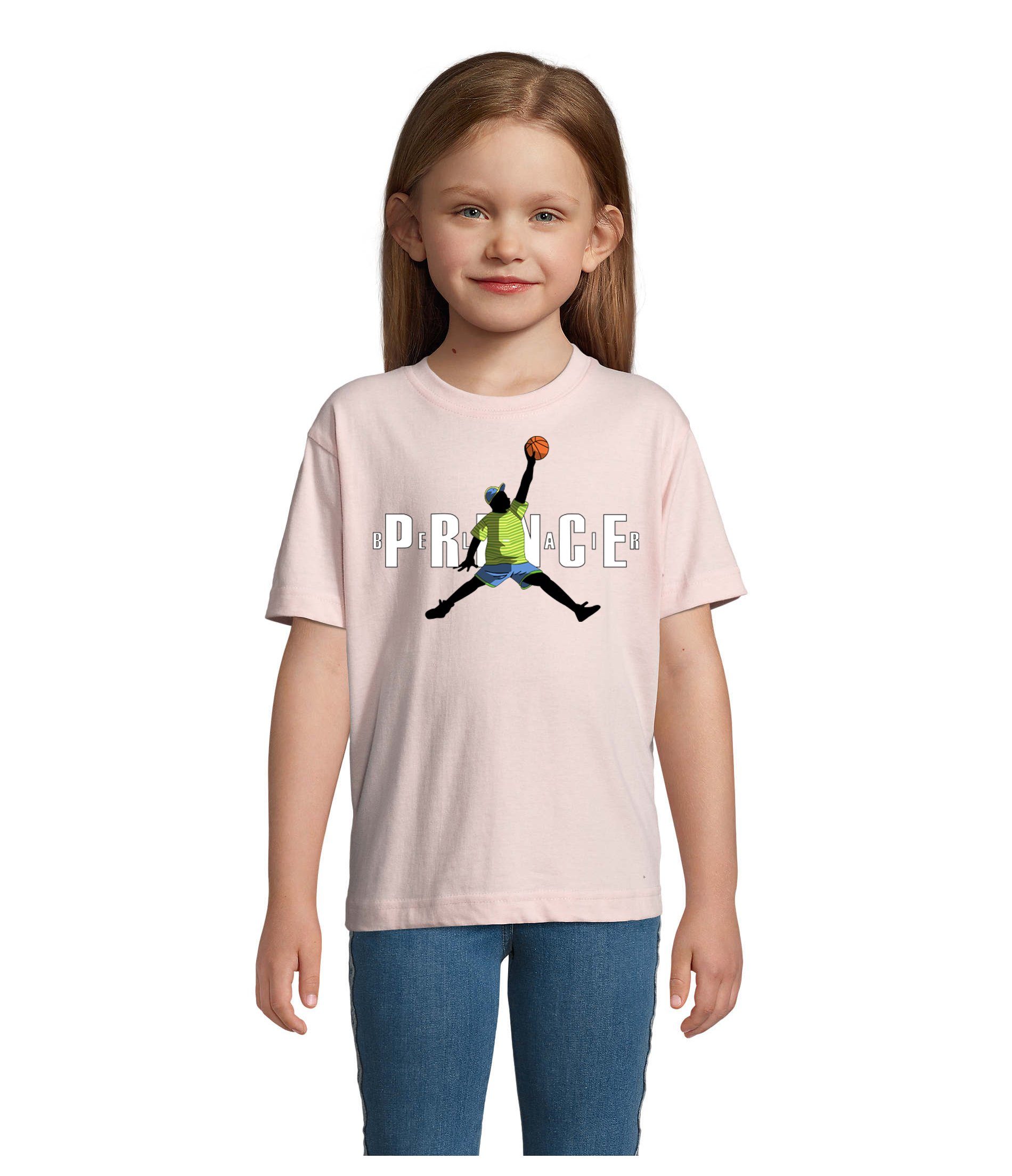 Blondie & Brownie T-Shirt Kinder Jungen & Mädchen Fresh Prince Bel Air Basketball in vielen Farben Rosa