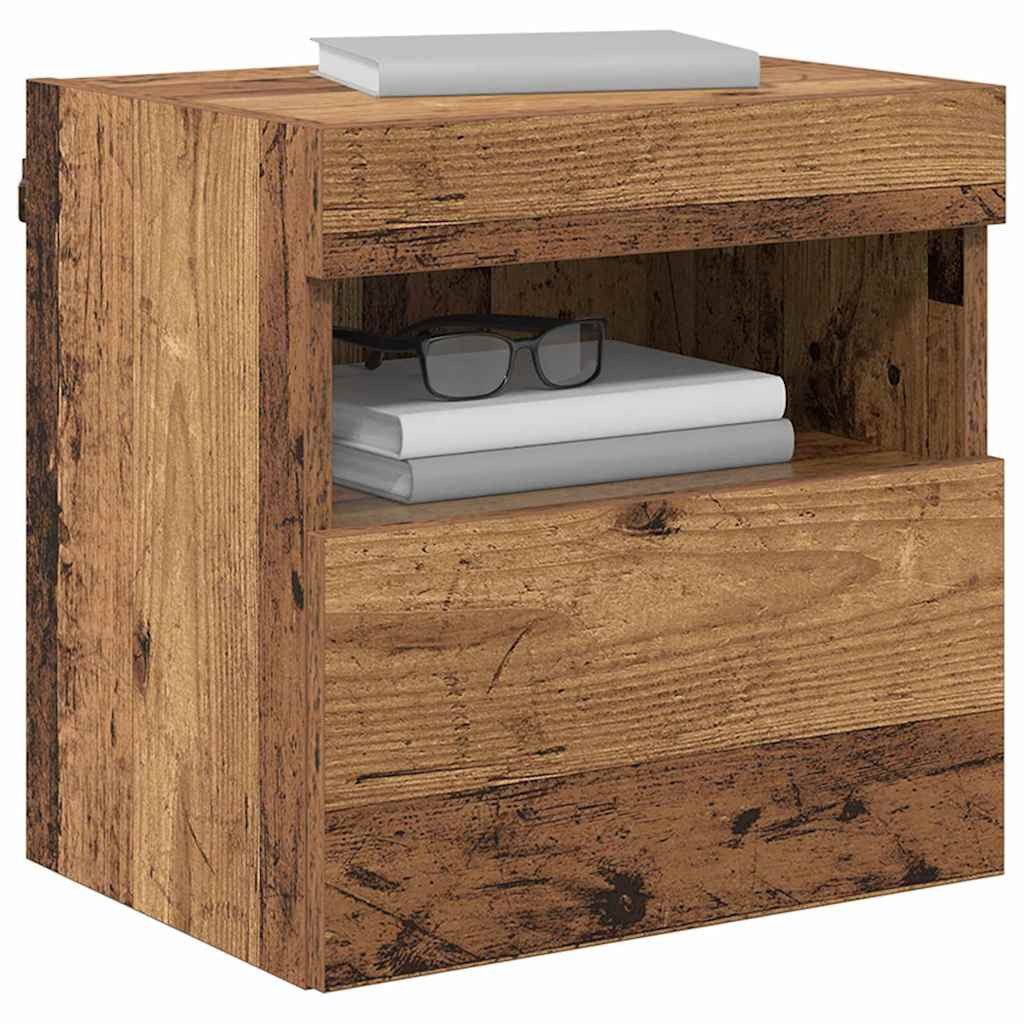 vidaXL TV-Wand TV-Wandschrank 40 x 30 x 40 cm Altholz Holzwerkstoff, (1-St)