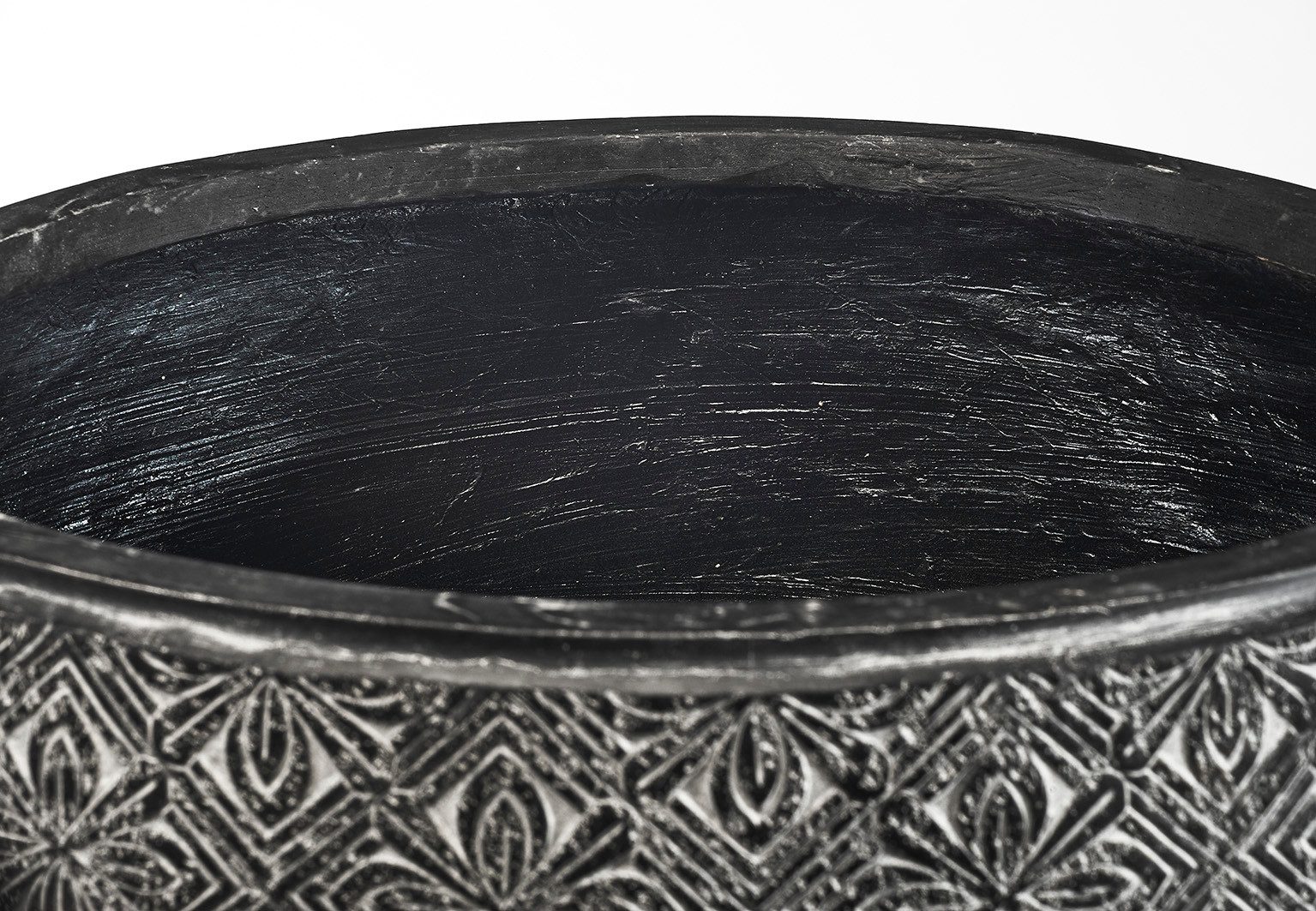 Kobolo Blumentopf Pflanztopf STONE groß Fiberglas mit Entwässerungsloch, Pflanzkorb (Einzelstück, 1 St., 1 Stück), Dm. 45 cm – Bild 5 von 5