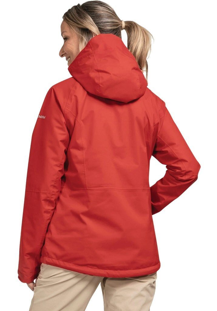 Schöffel Regenjacke Easy XT (leicht, wasserdicht, winddicht) rot Damen