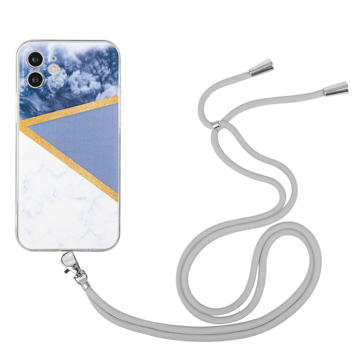König Design Handyhülle Apple iPhone 12, Handykette Schutzhülle Case Cover Backcover Etuis