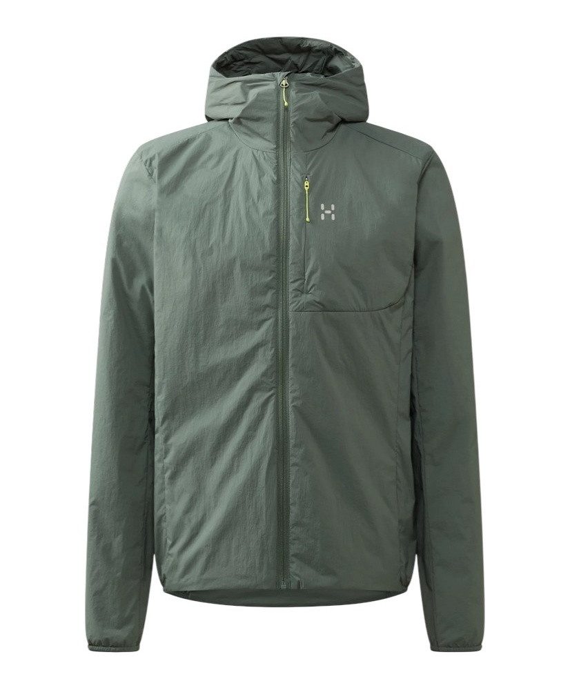Haglöfs Allwetterjacke Isolationsjacke L.I.M Mimic Barrier Hood grün Herren