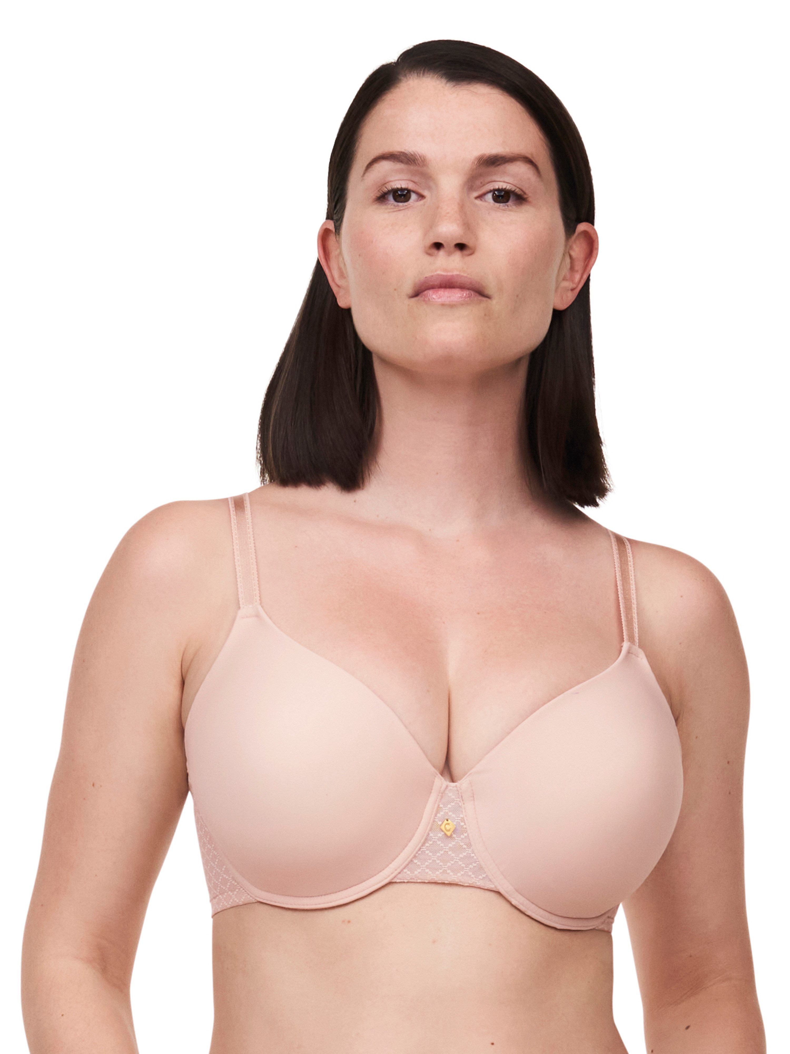 Chantelle T-Shirt-BH NORAH CHIC Tüll, blickdichtes Gewebe