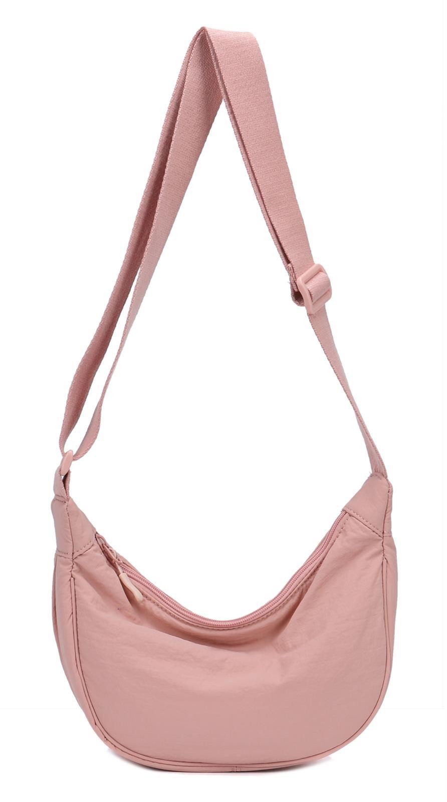 ITALYSHOP24 Schultertasche Damen Tasche Runde Brusttasche günstig online kaufen