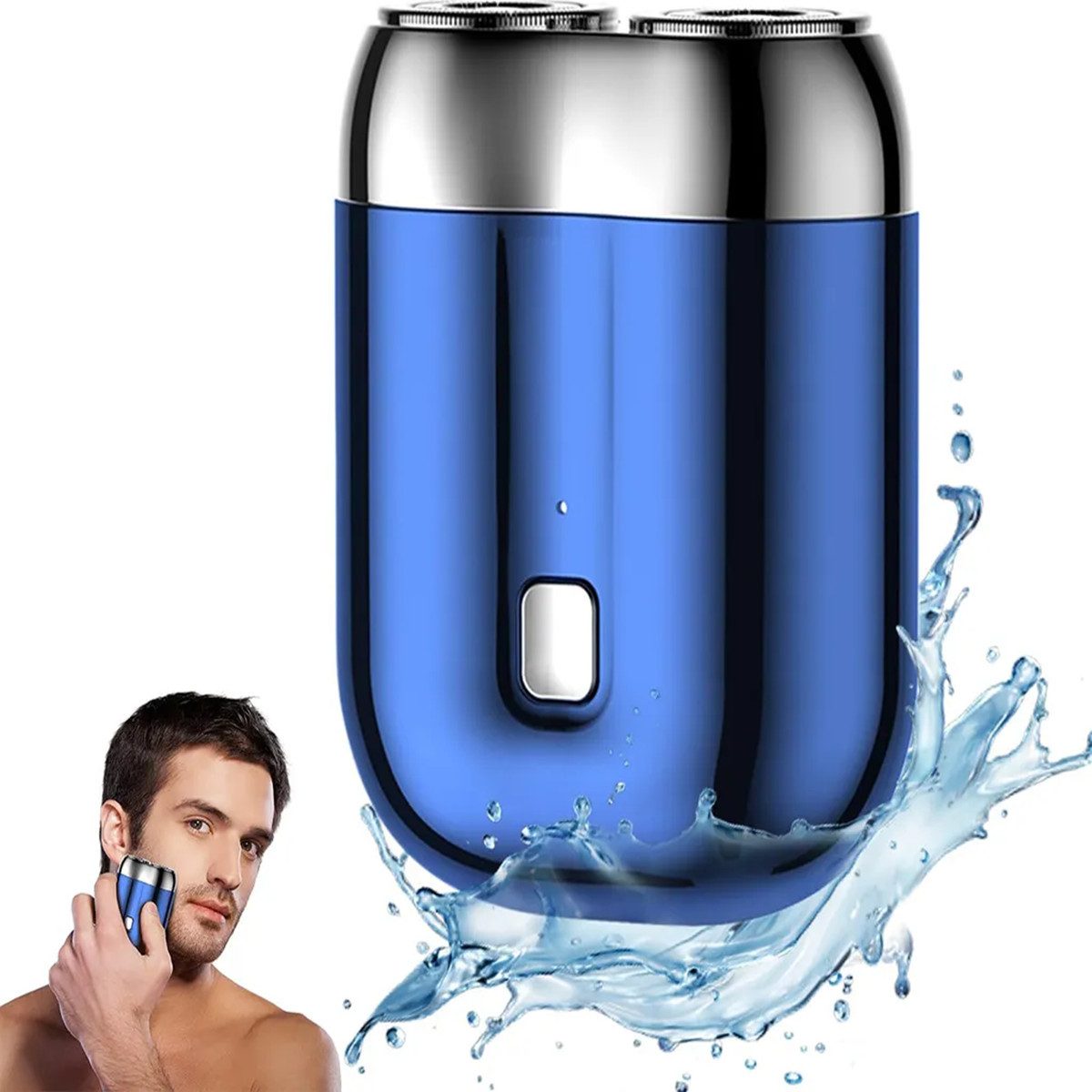 Welikera Elektrorasierer Rasierer Herren Elektrisch,Barttrimmer Rotierender, Schnelles Aufladen