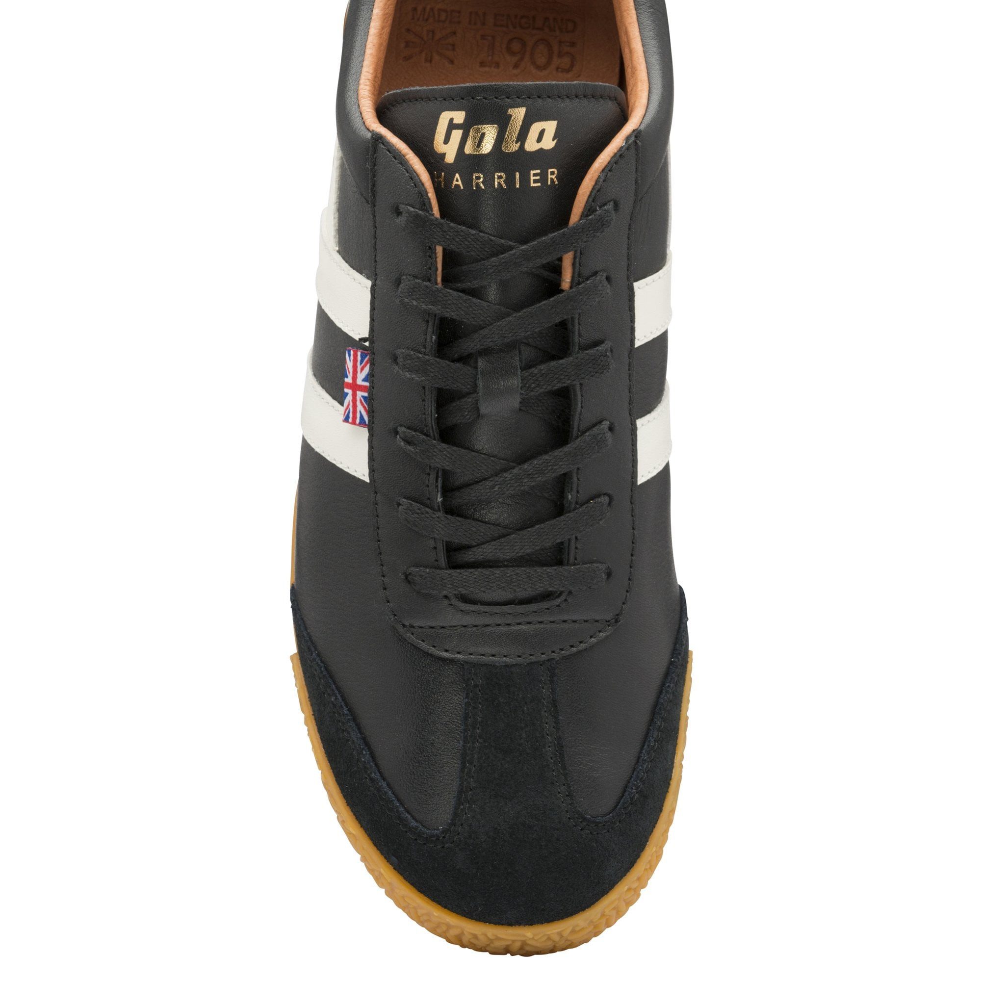 Gola Harrier Elite 2 - Made in England - schwarz/weiss Herren Sneaker günstig online kaufen