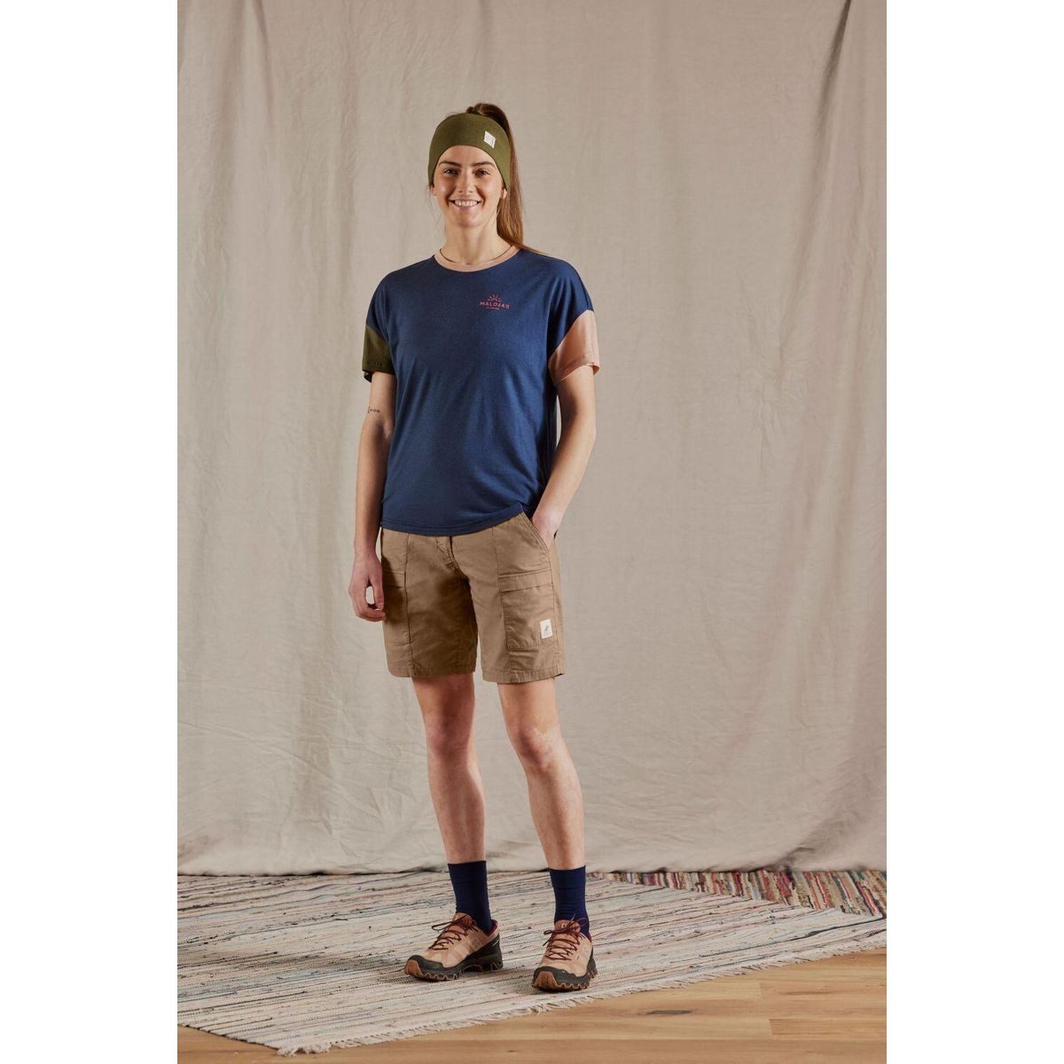 Maloja Funktionsshorts LamonazM. Vielseitige Outdoor-Shorts aus Hanf und Bio-Baumwolle
