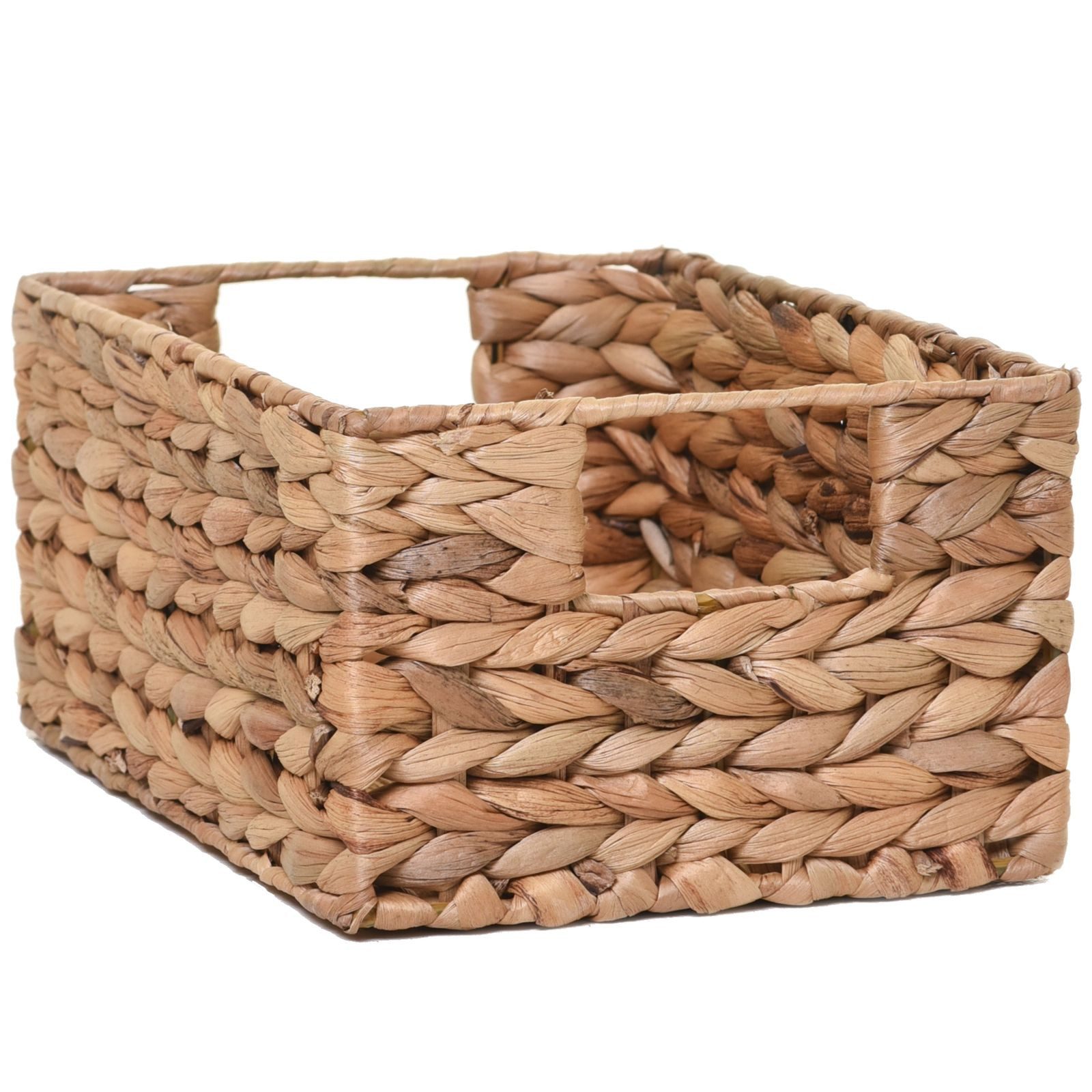 VIVANNO Regalkorb Wasserhyazinthe LANTA Rechteckig - Natur Geflochten (1 St günstig online kaufen