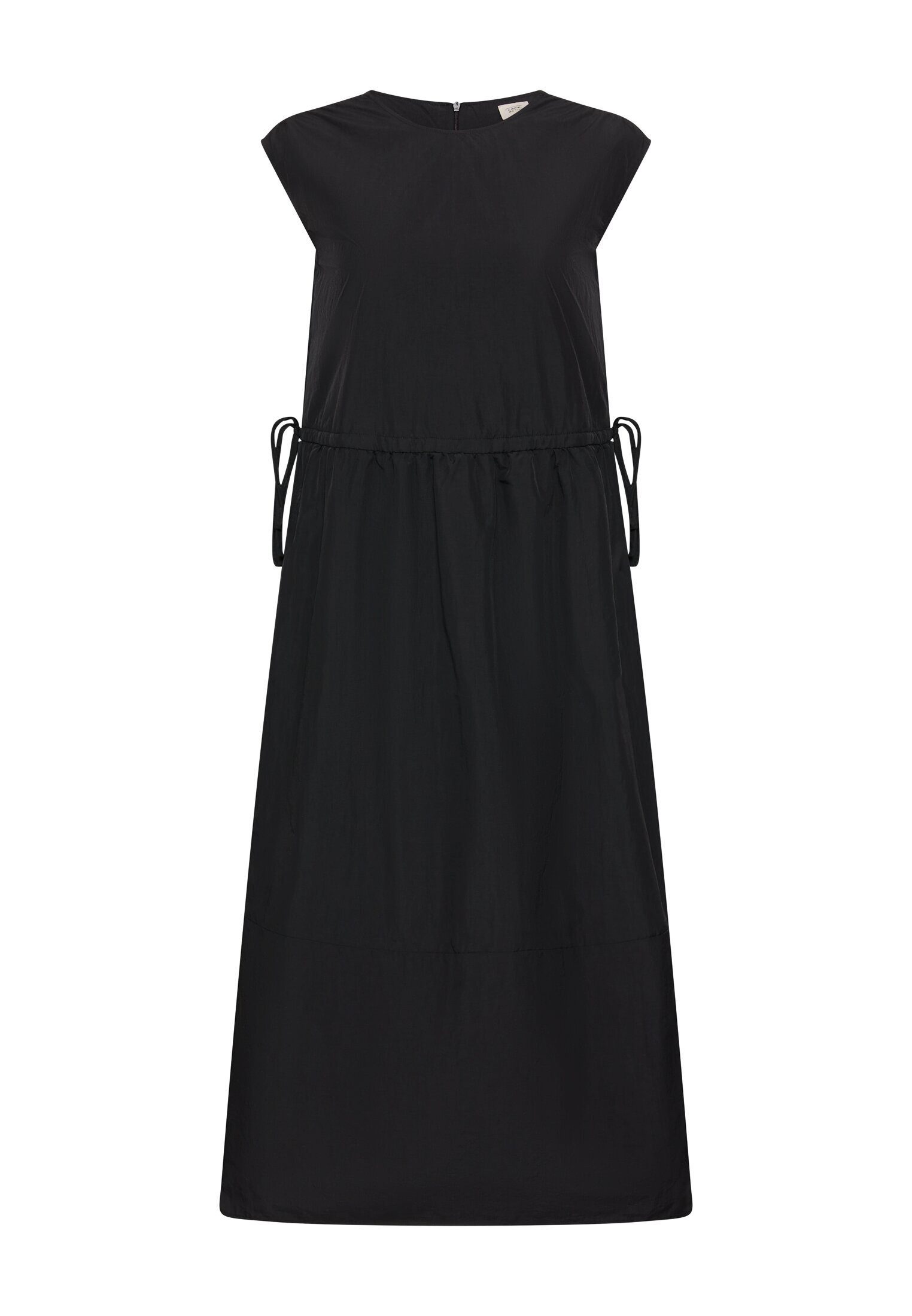 Maxikleid mit Tunnelzug Kurzarm