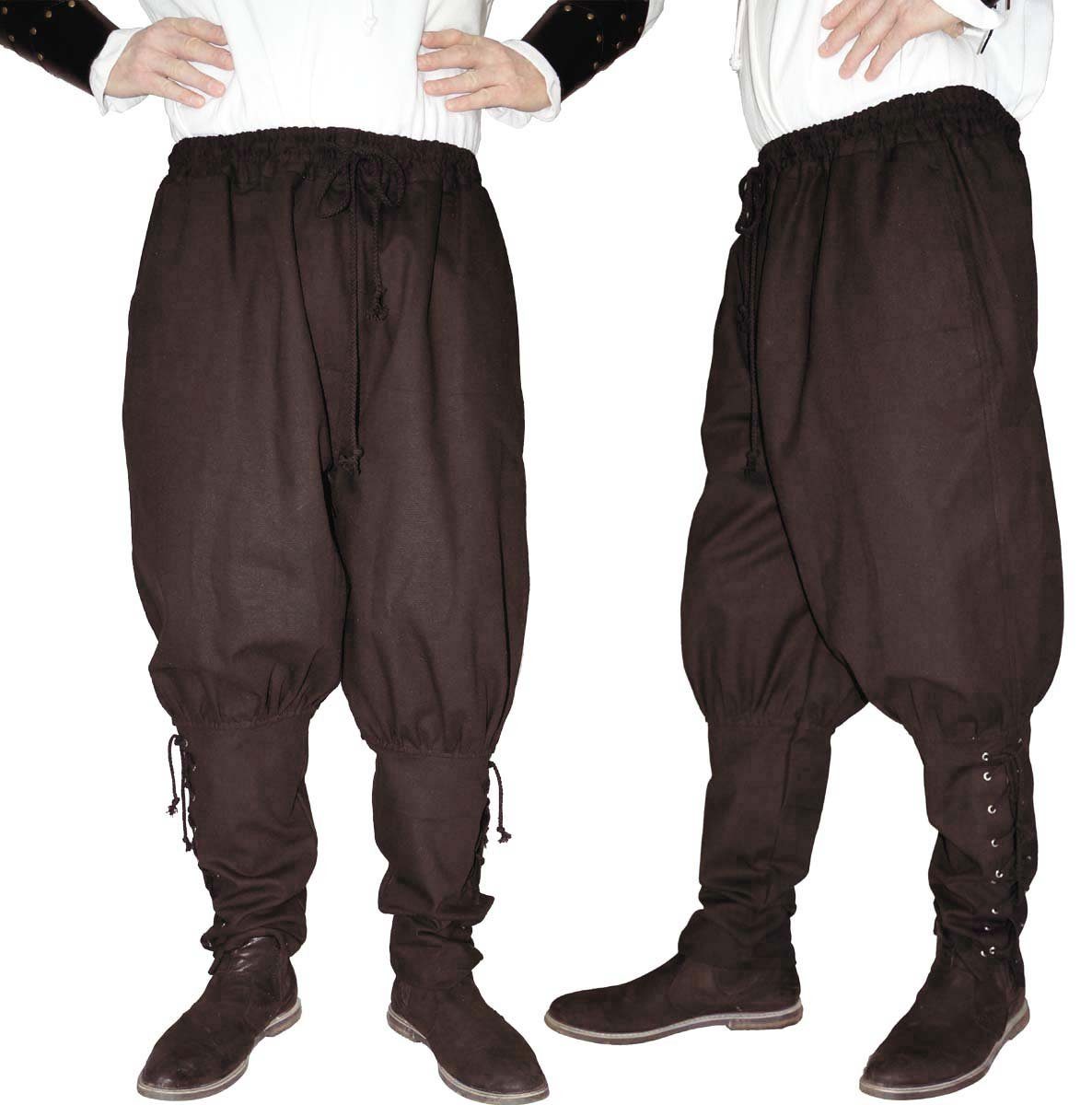 Maylynn Wikinger-Kostüm Mittelalter Hose mit 2 Taschen Wikinger Kelte Pirat