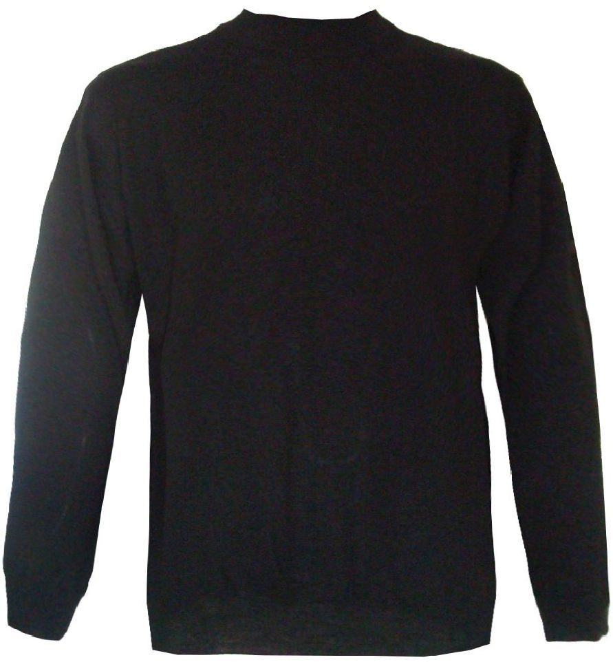 Strickpullover Pullover Stehbund Schwarz schwarz