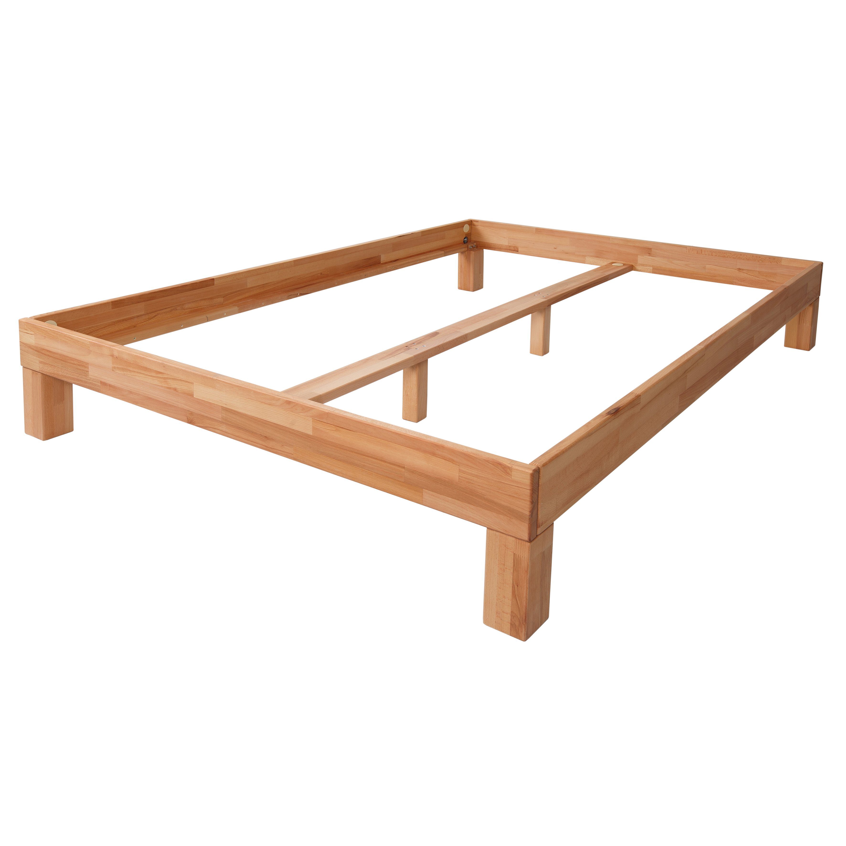 Krok Wood Massivholzbett Jana in Buche. Reduzierter Preis € 223,90. Unverbindliche Preisempfehlung € 262,00