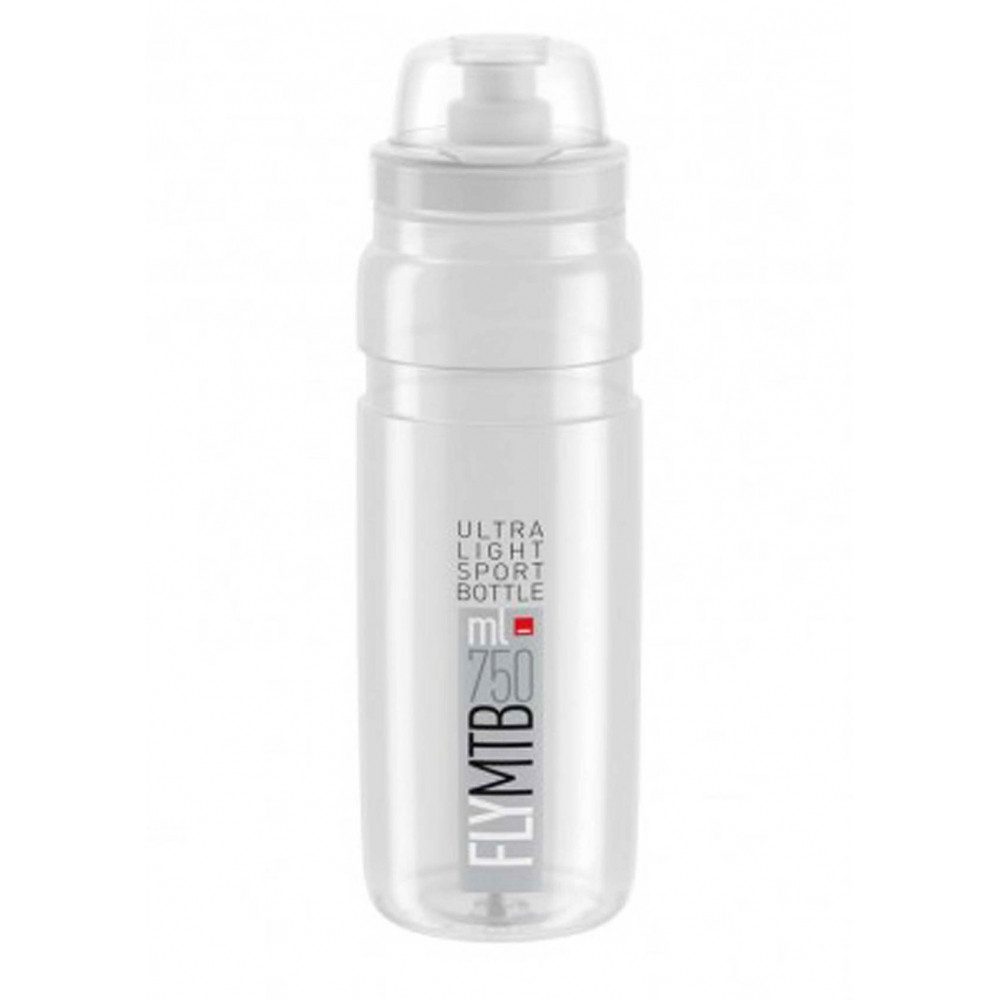 Elite Trinkflasche Trinkflasche Fly MTB Trinkflasche Schwarz 750 ml