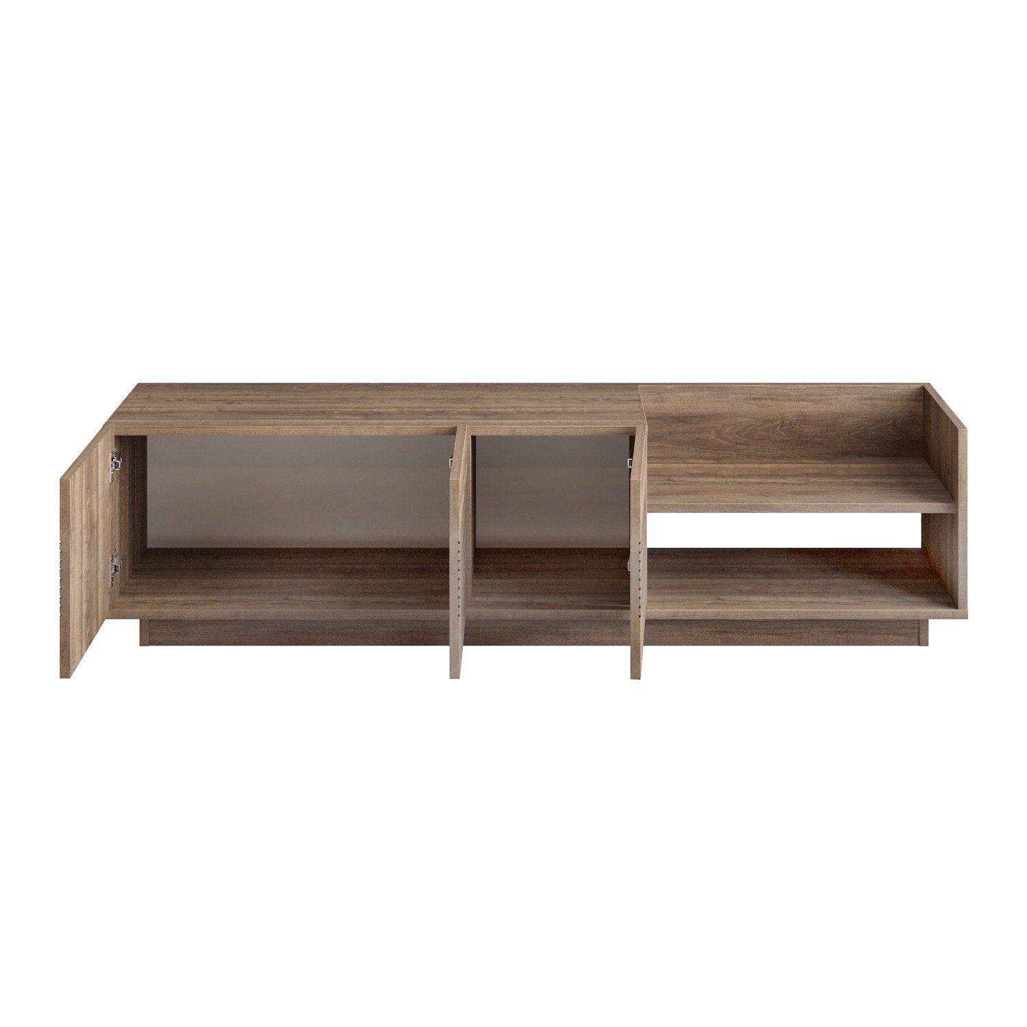 100% Melaminbeschichtete Partikelplatte cm, Skye TV-Schrank Schränke, 43,1x167,6x35,3 Decor