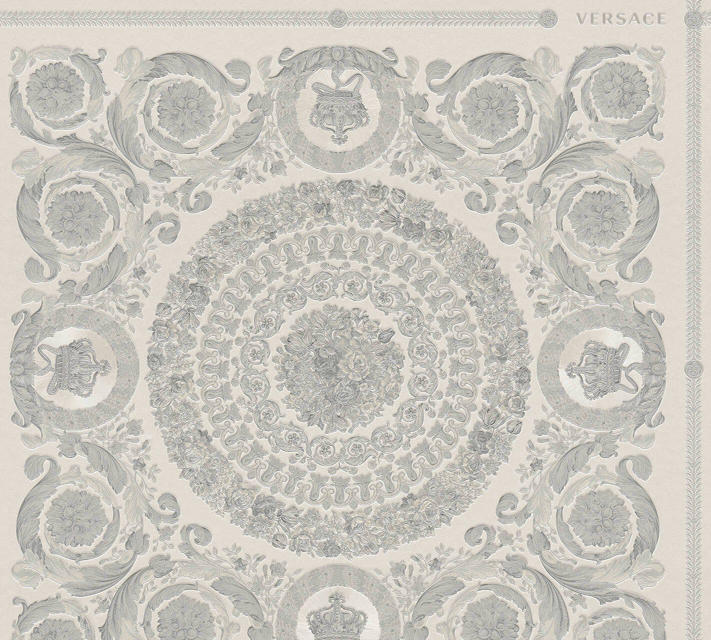 KUNSTLOFT Vliestapete Versace Heritage 5 0.7x10.05 m, Leicht glänzend, lichtbeständige Design Tapete