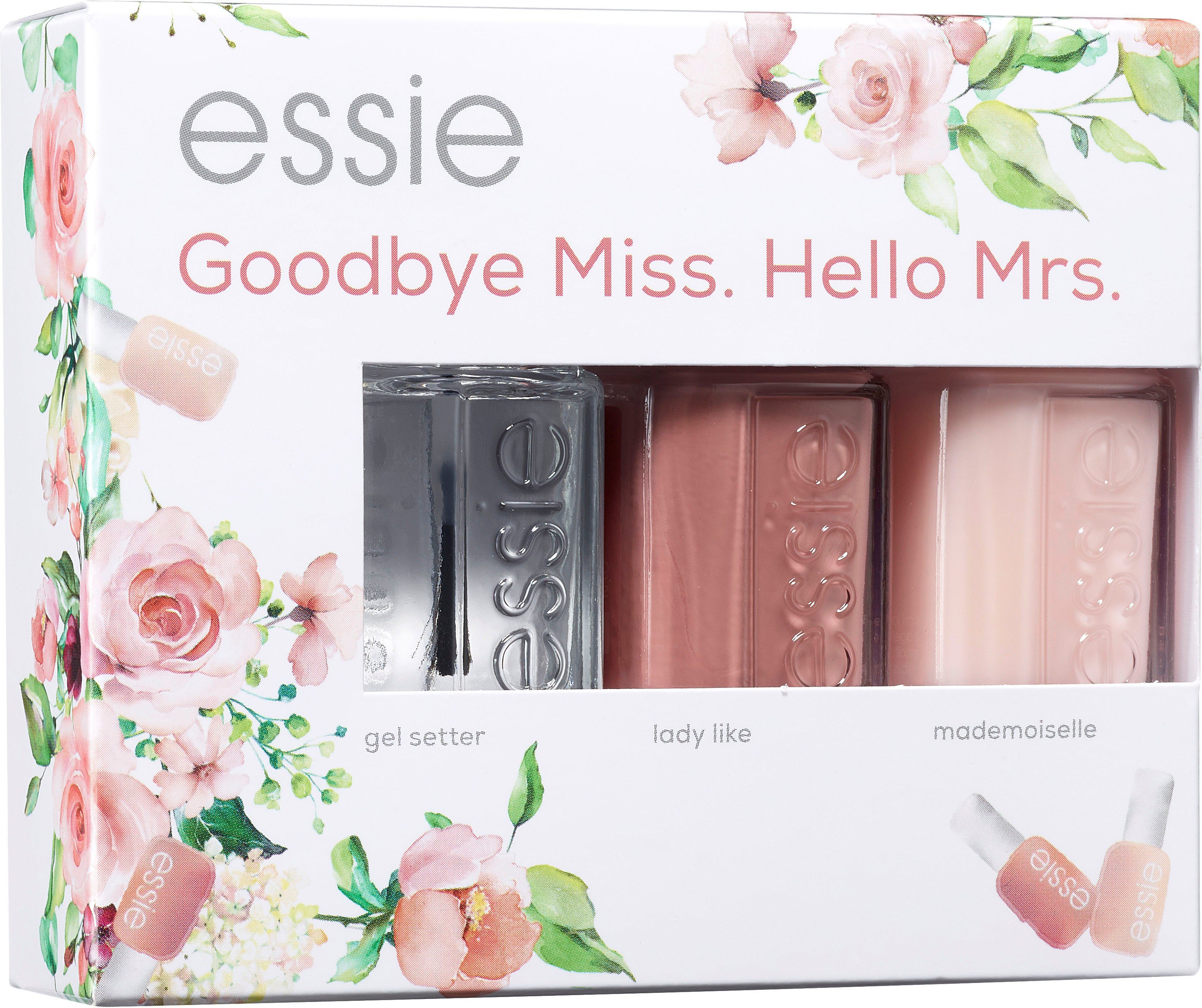 essie Nagellack-Set Bride Set Goodbye Miss. Hello Mrs.,