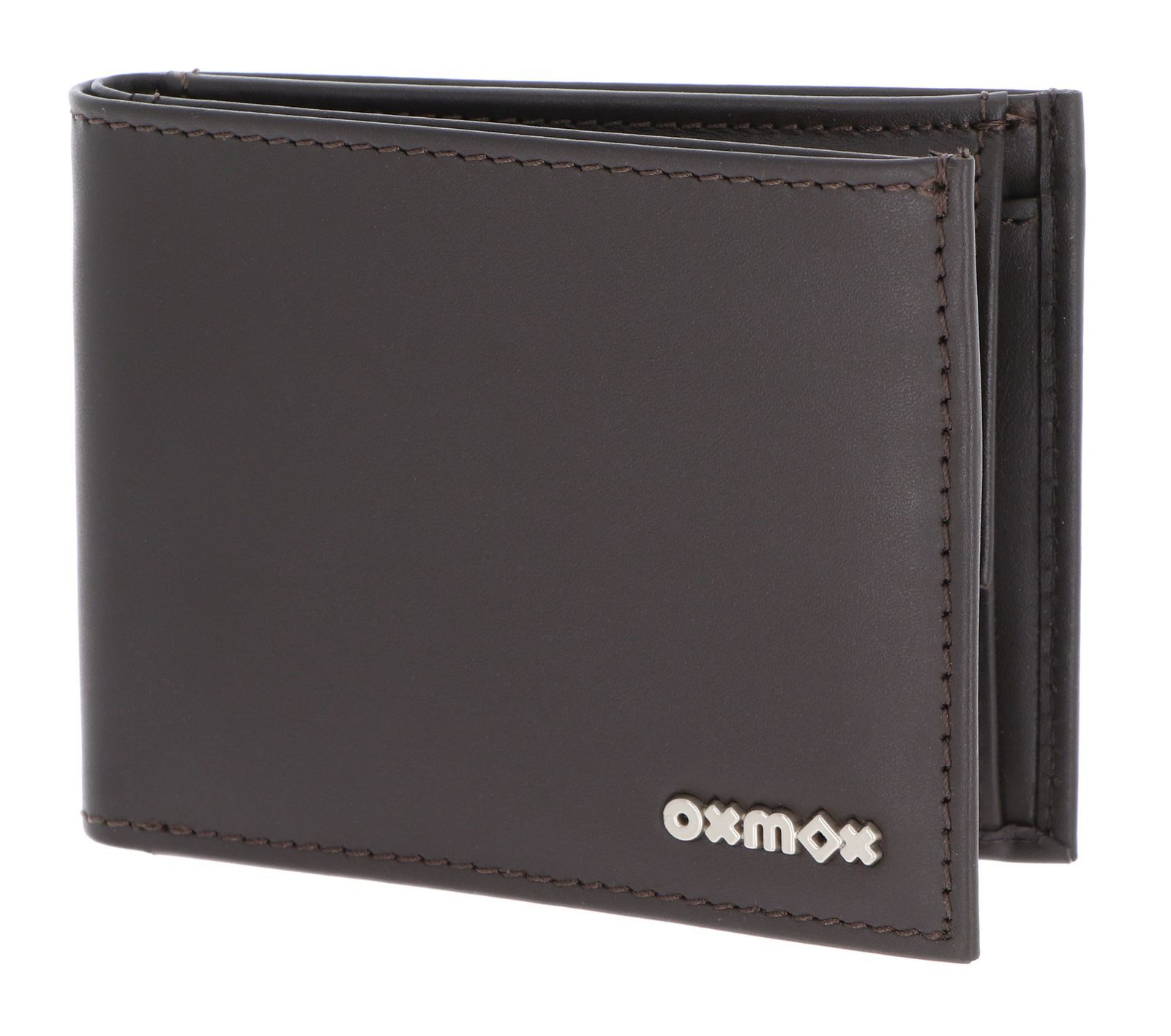 OXMOX Geldbörse Pocketbörse, aus echtem Rindsleder mit RFID-Blocker Schutz