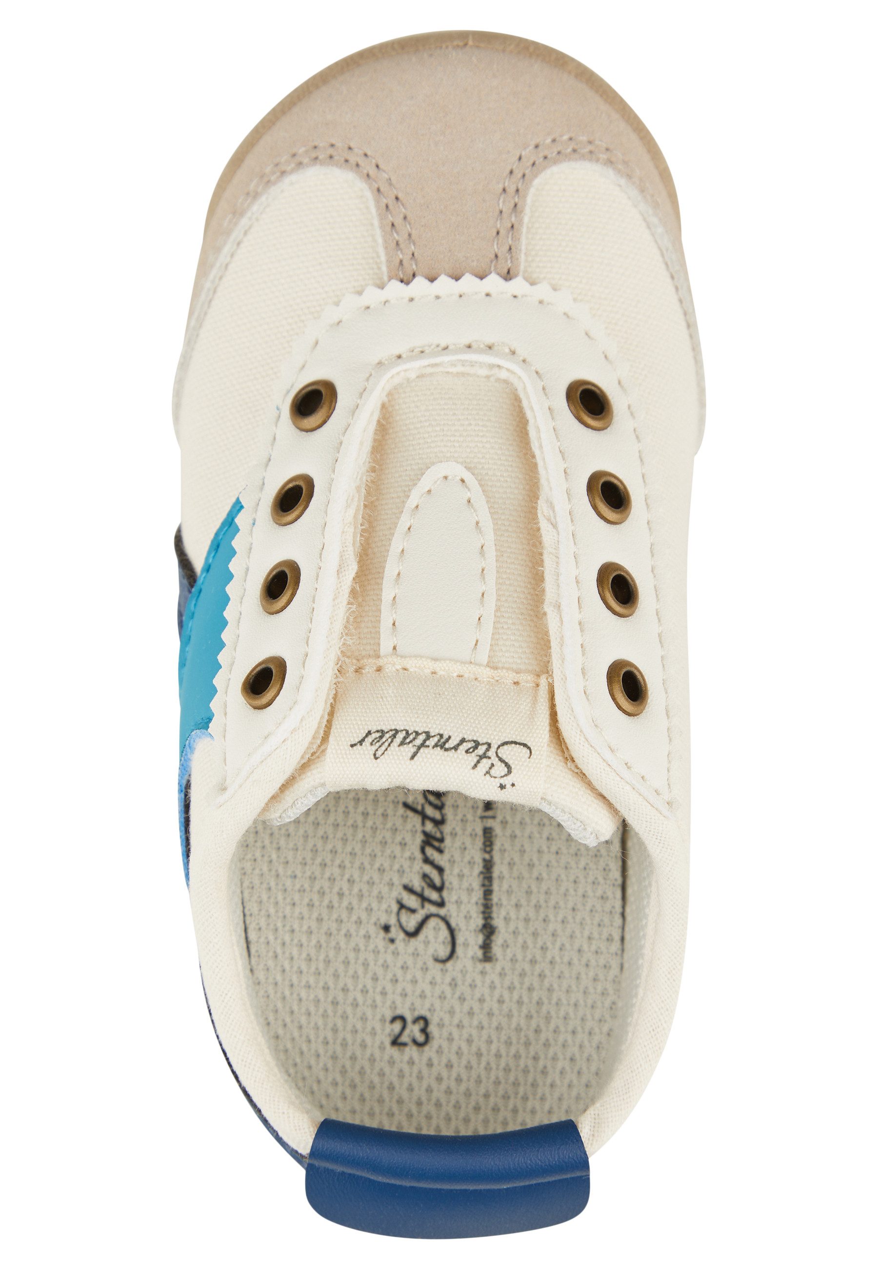 Sterntaler® Sneaker Farbmix Krabbelschuh (1-tlg) Sneaker mit Klettverschluss, Sterntaler-Logo und rutschfester Sohle
