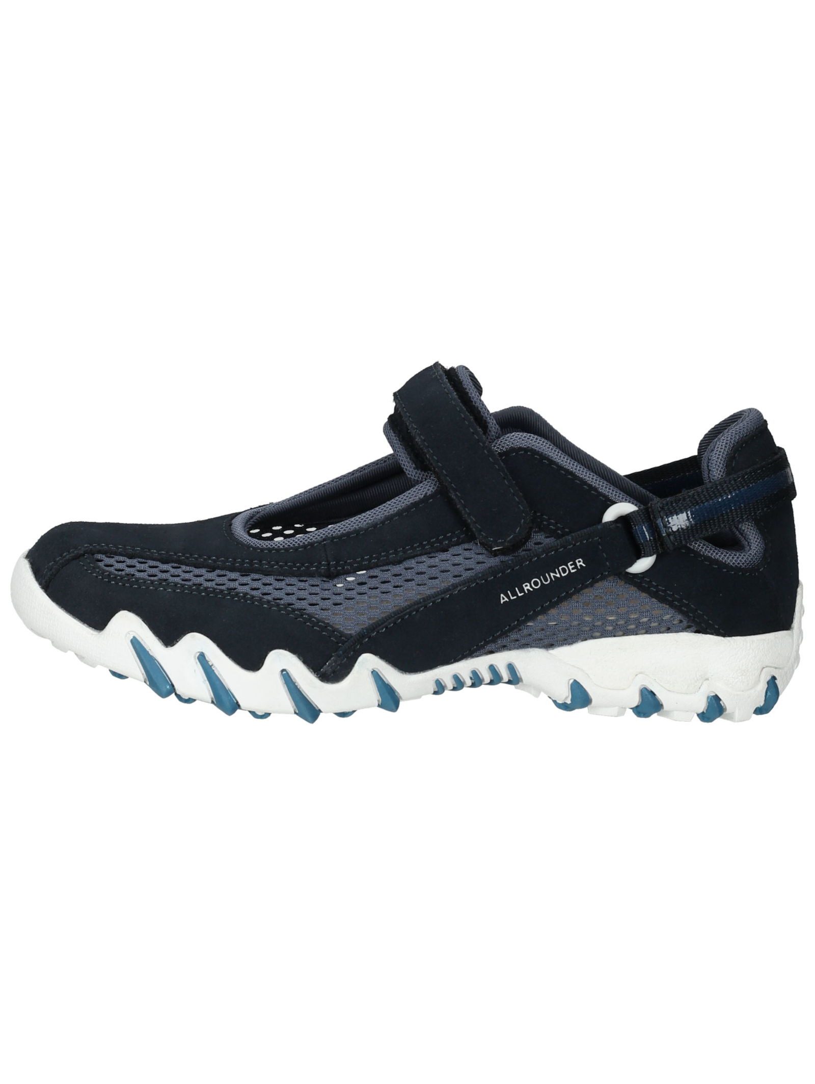 Allrounder Halbschuhe Veloursleder Klettschuh