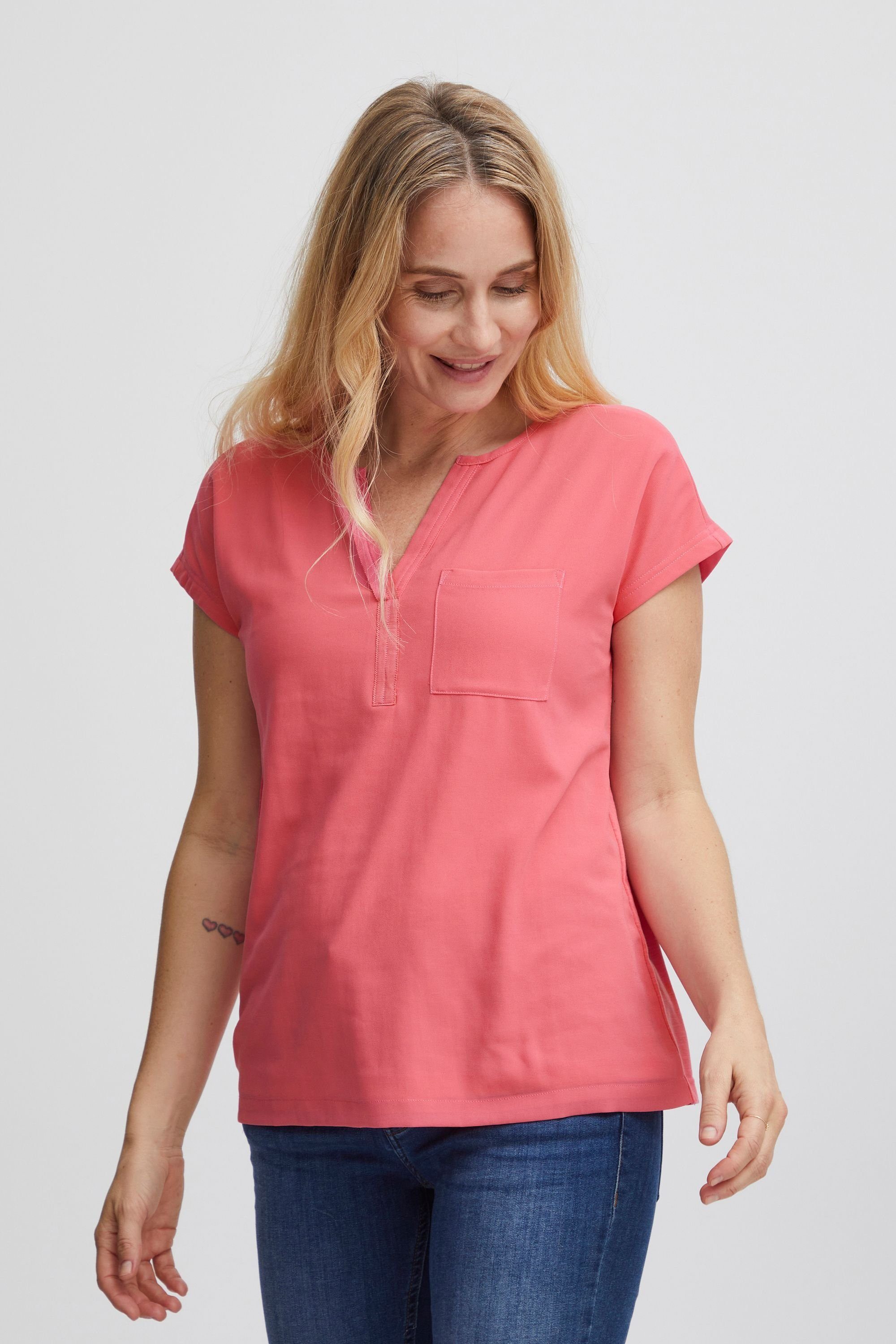 fransa Blusenshirt Fransa FRZawov 2 Blouse - 20603737 Camellia Rose