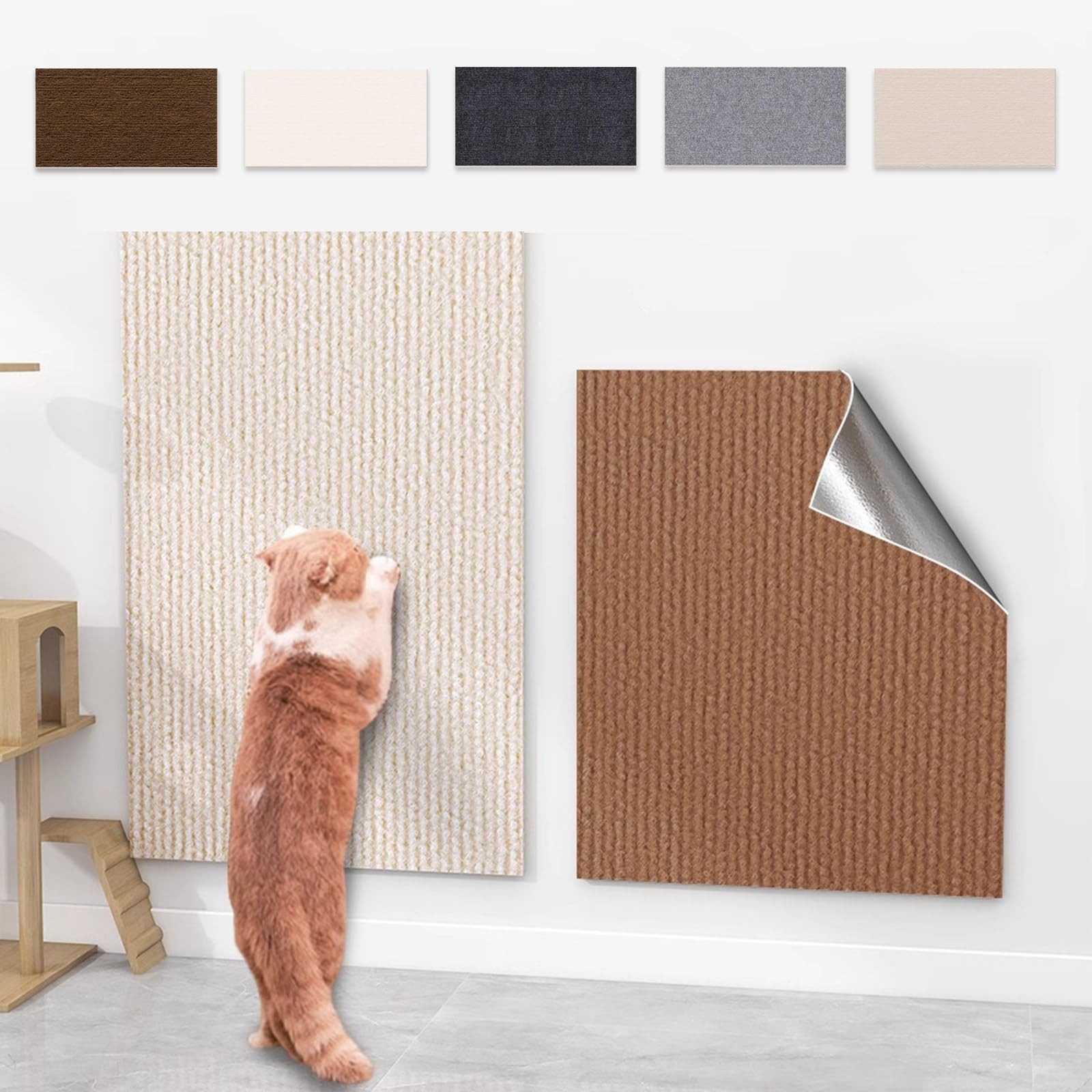 Kaket Kratzmatte Selbstklebende Kratzmatte für Katzen, DIY-Kletterteppich, günstig online kaufen