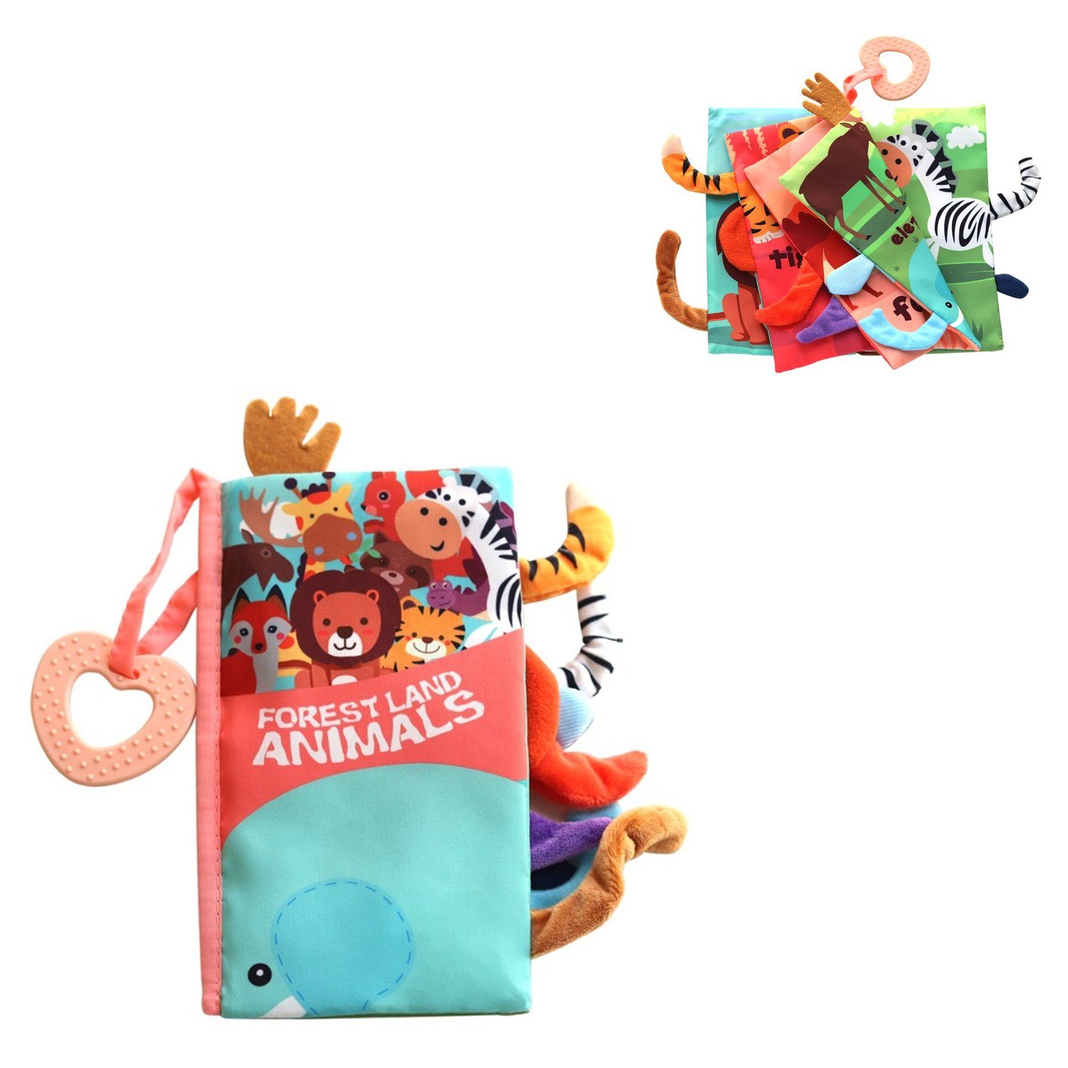 Greifspielzeug Baby Stoffbuch Beißring
