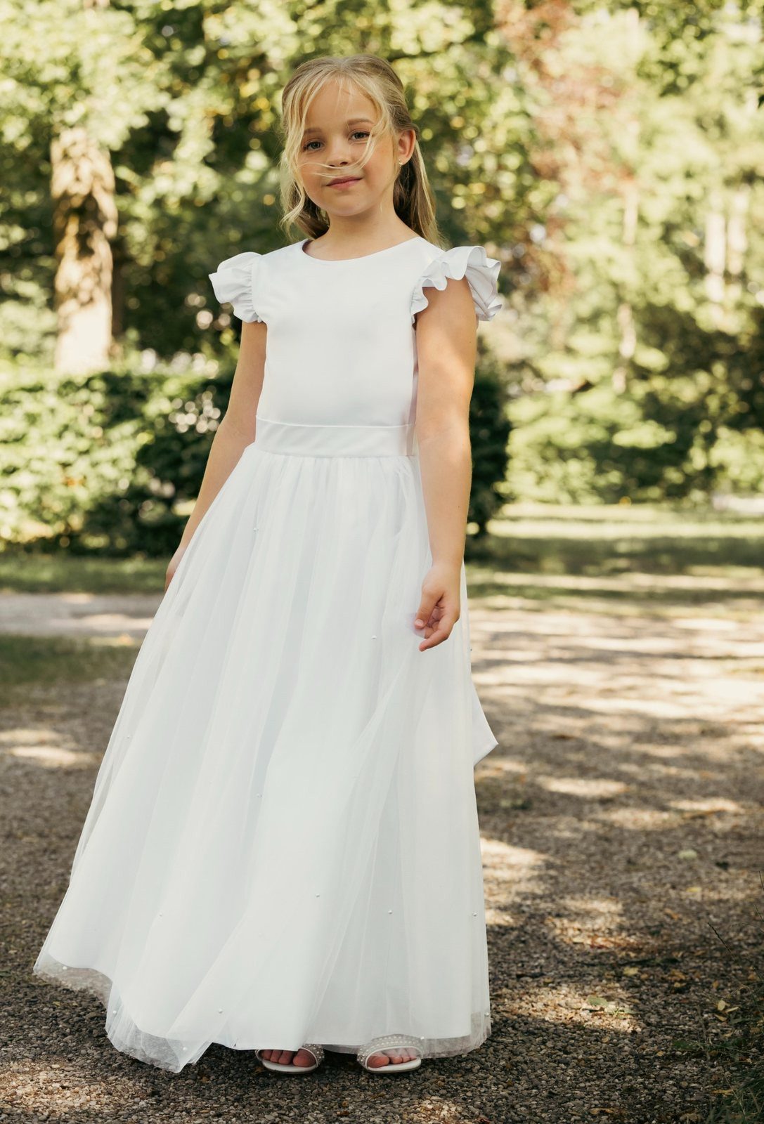 Pure White Spitzenkleid Maja (1-tlg)