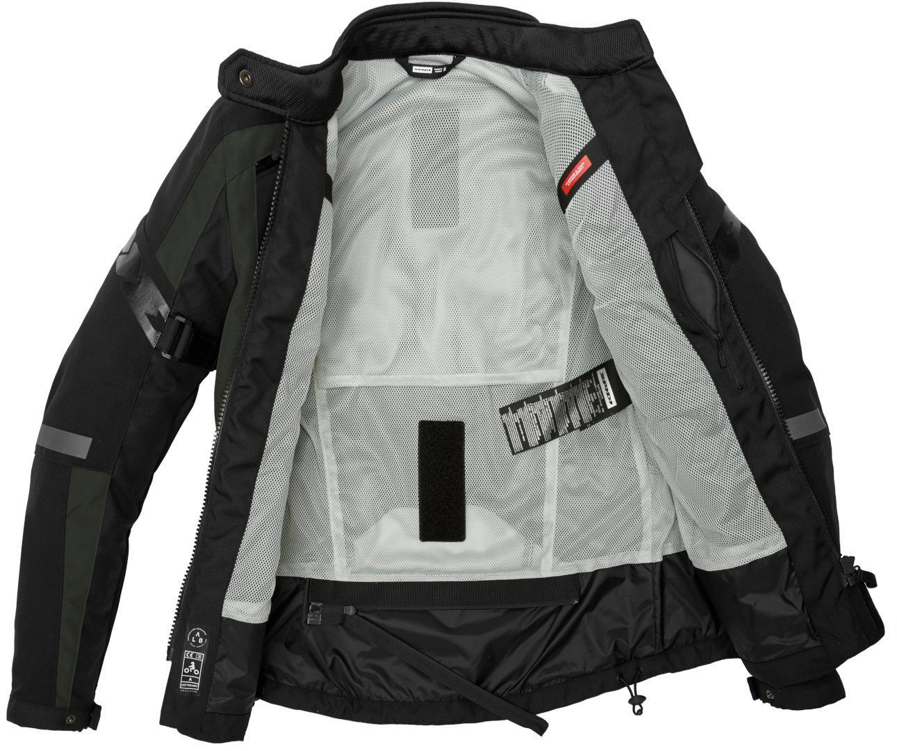 SpiDi Motorradjacke 4 Season Evo H2Out Damen Motorrad Textiljacke herausnehmbares Innenfutter,herausnehmbare Membrane,wasserdicht