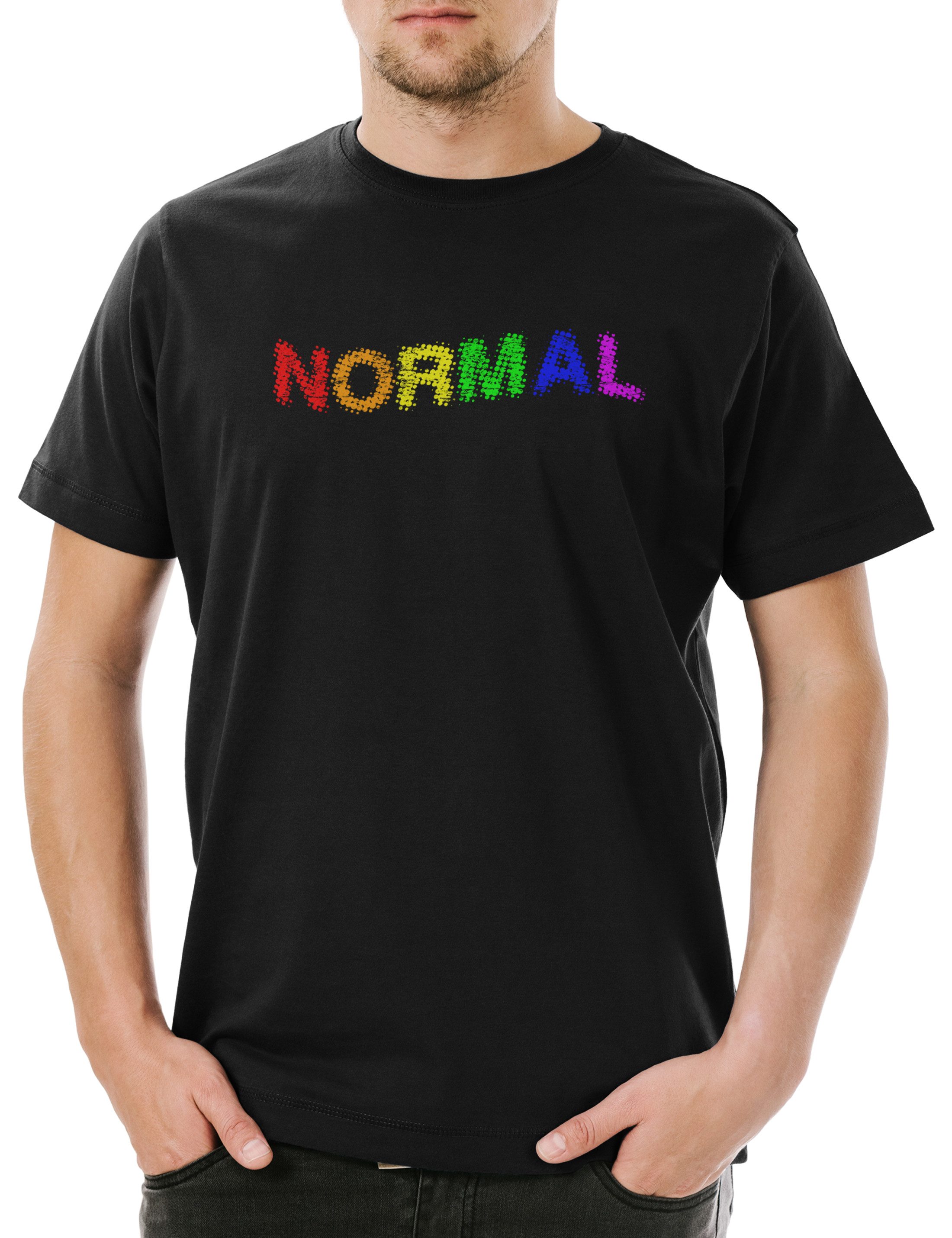 Print-Shirt Normal Herren T-Shirt Queer Schwul Lesbian Homosexuell LGBTQ Trans